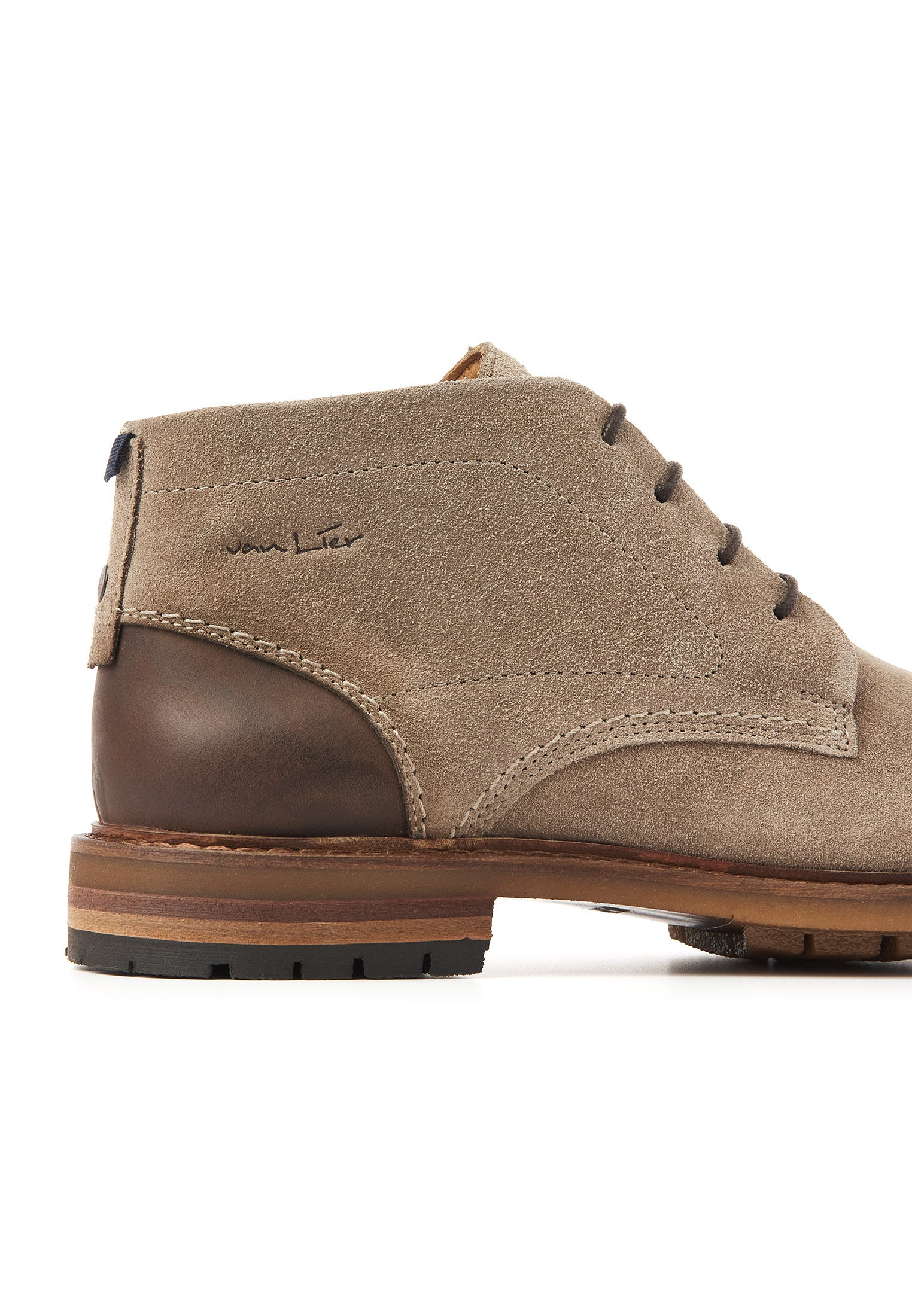 Taupe Wildleder Dino Boot
