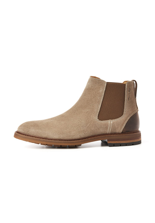 Taupe Wildleder Dino Chelsea Boot