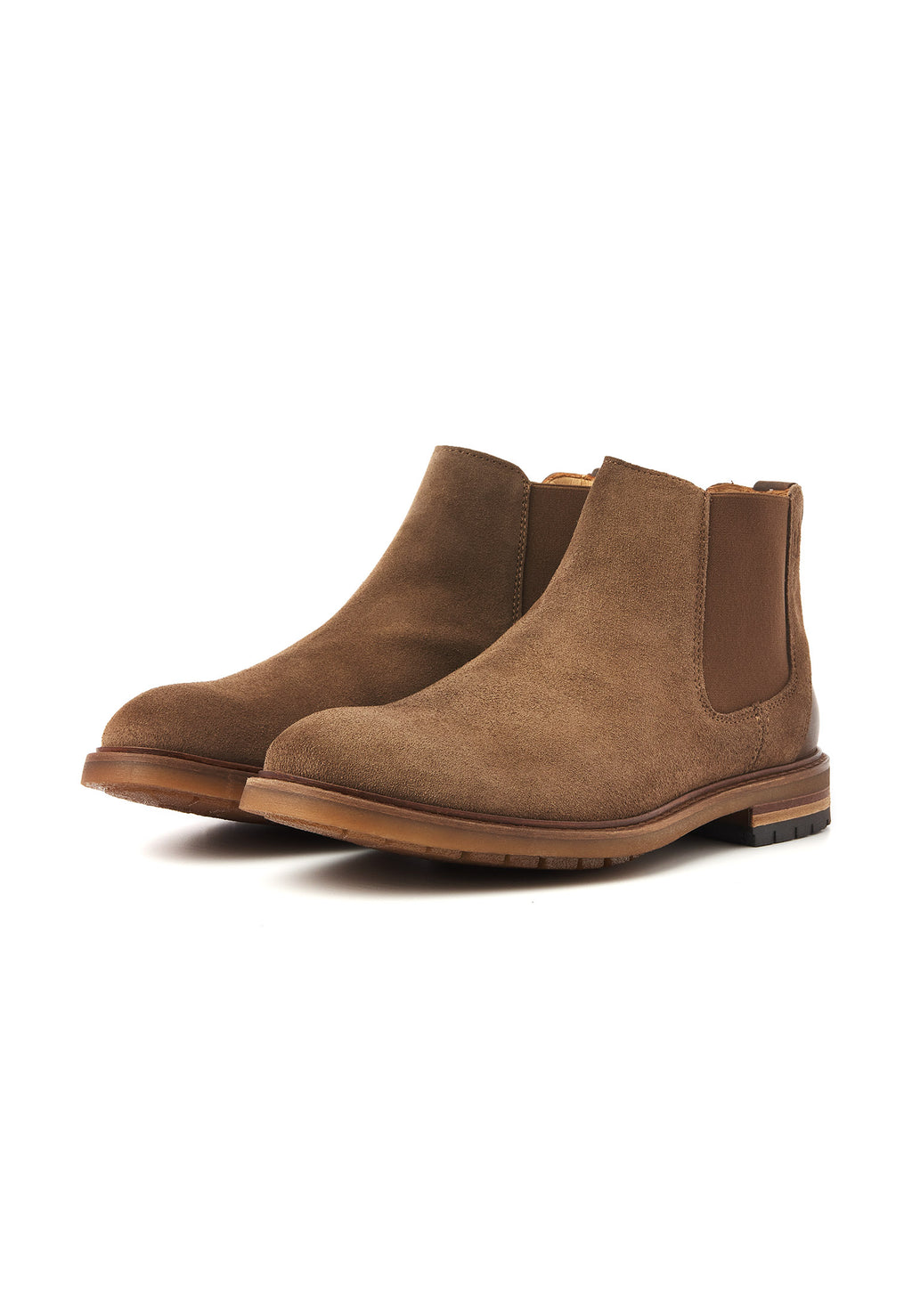 Licht bruin suède Dino chelsea boot
