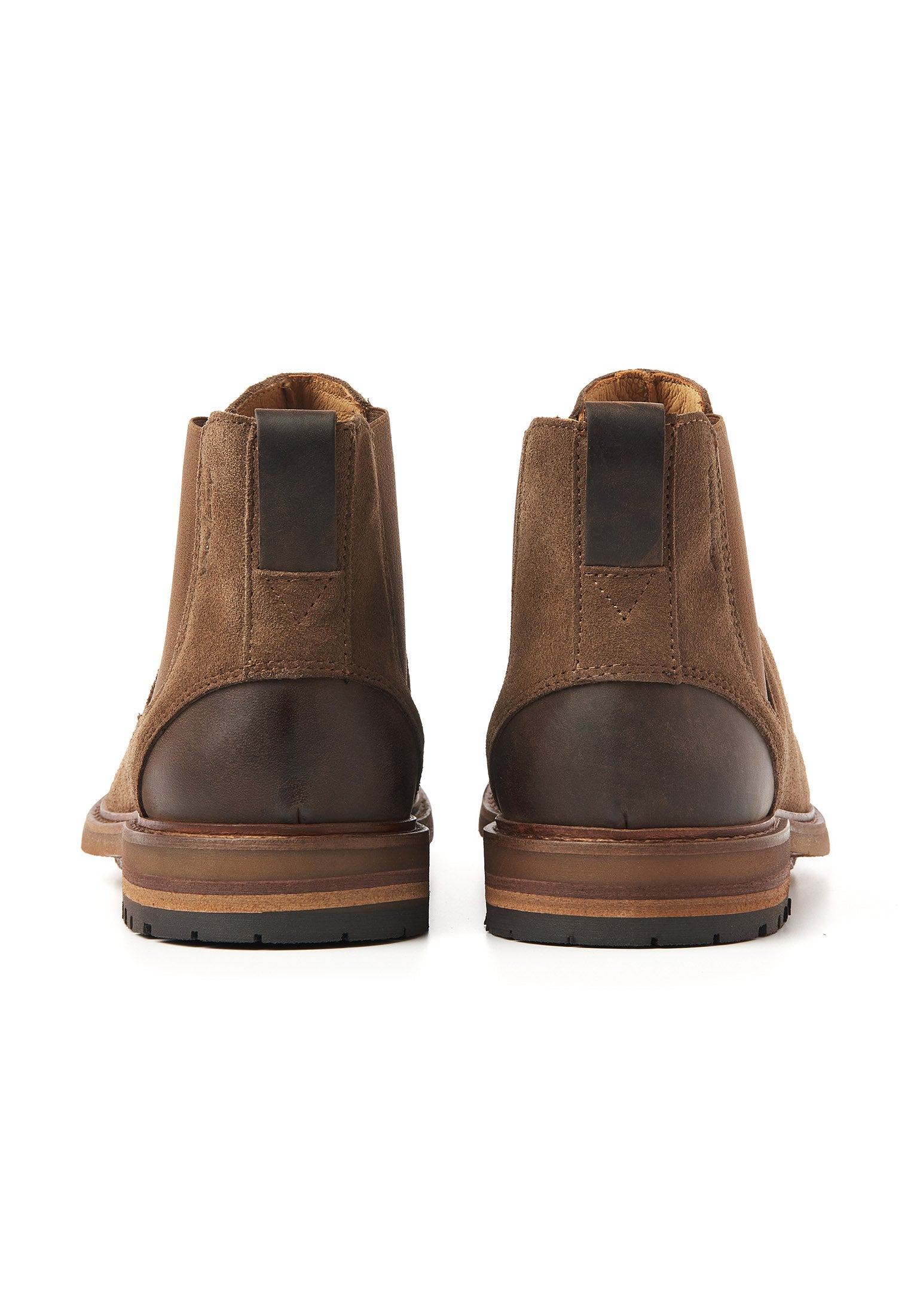 Licht bruin suède Dino chelsea boot