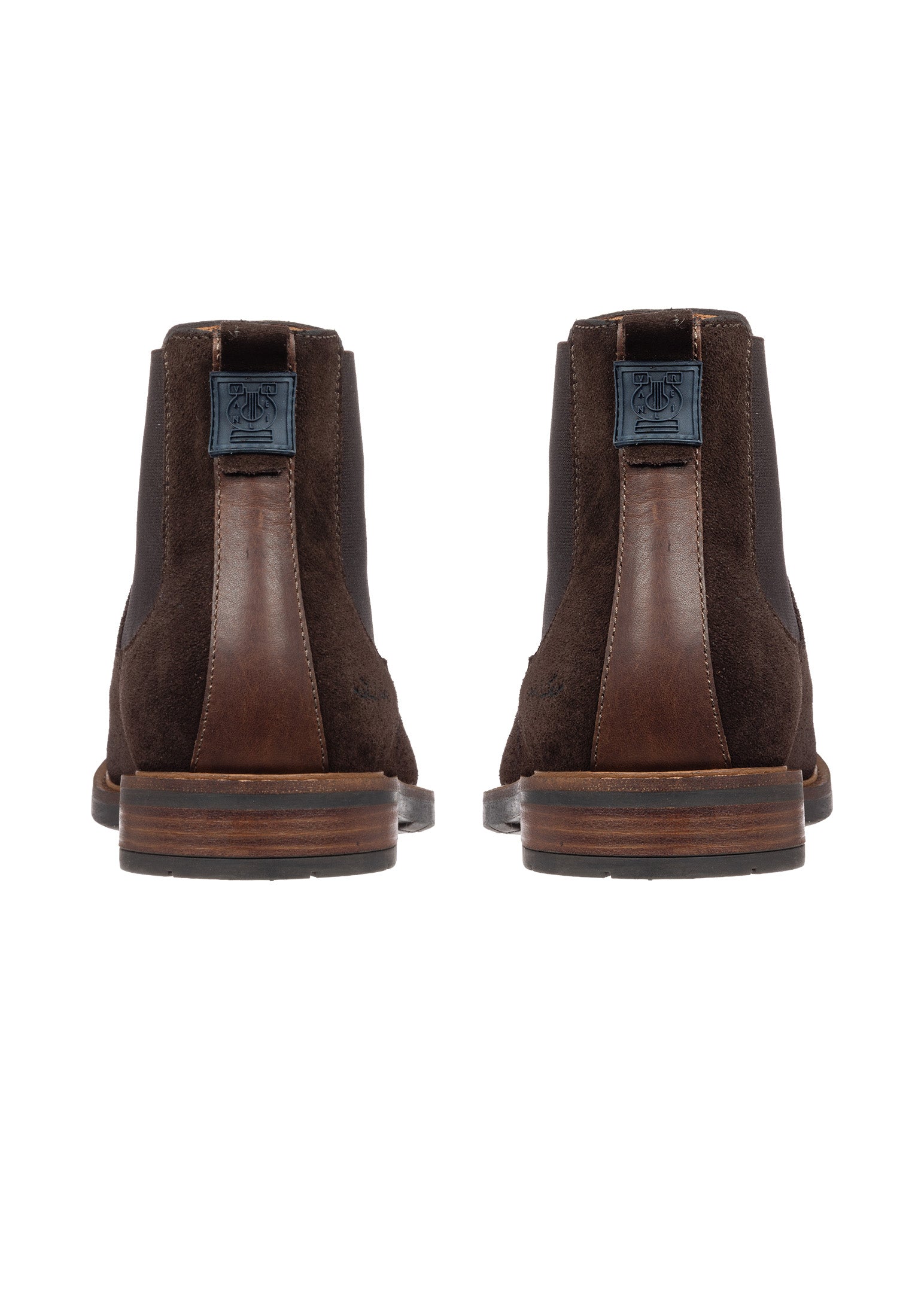 Donker bruin suède Boston chelsea boot