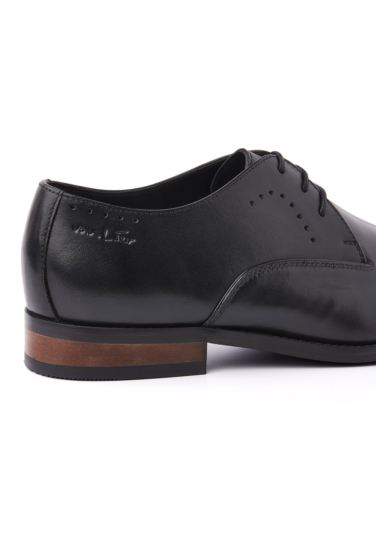 Zwart gladleren Bregenz veterschoen