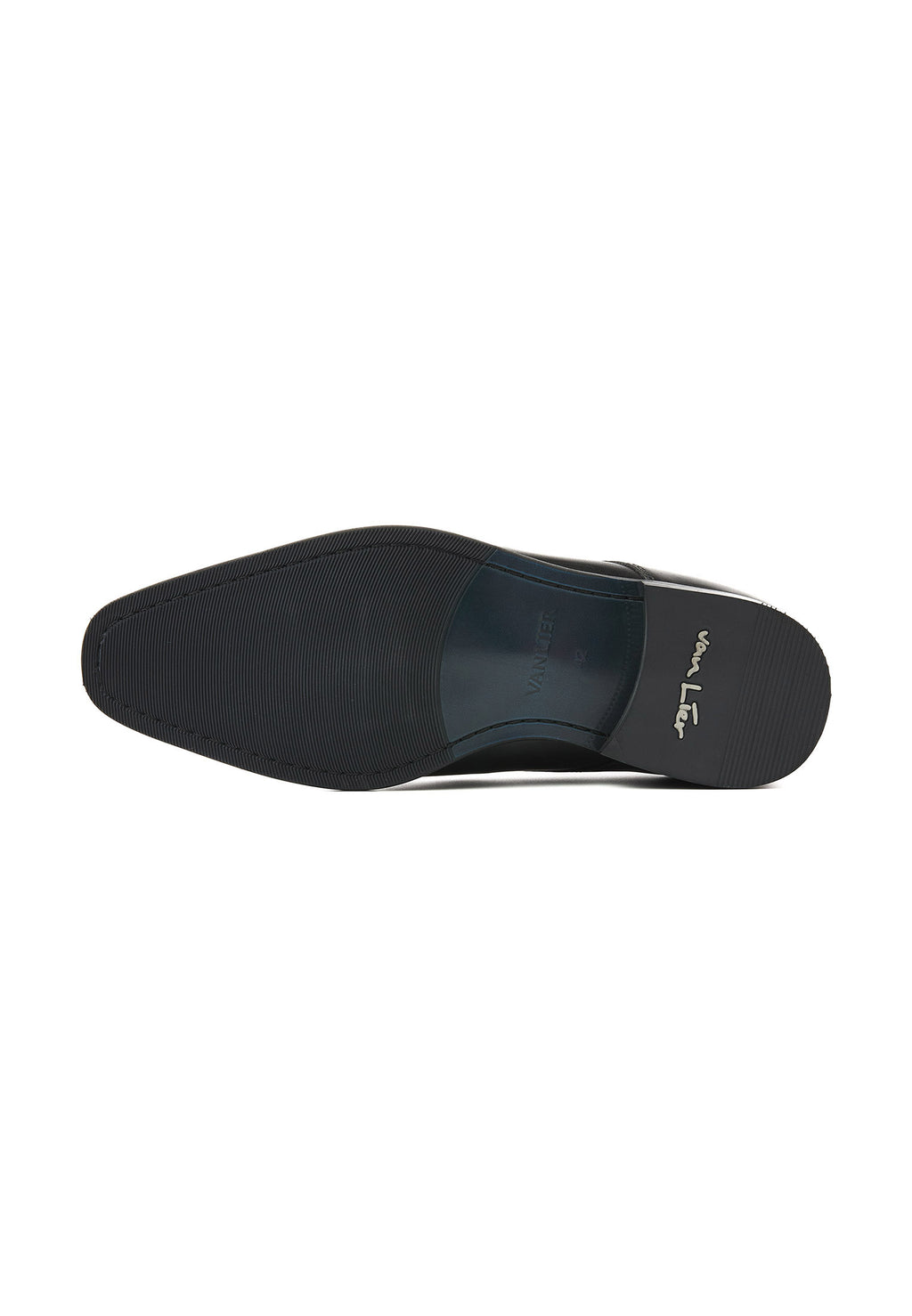 Schwarzer Glattleder Santorini Schnürschuh