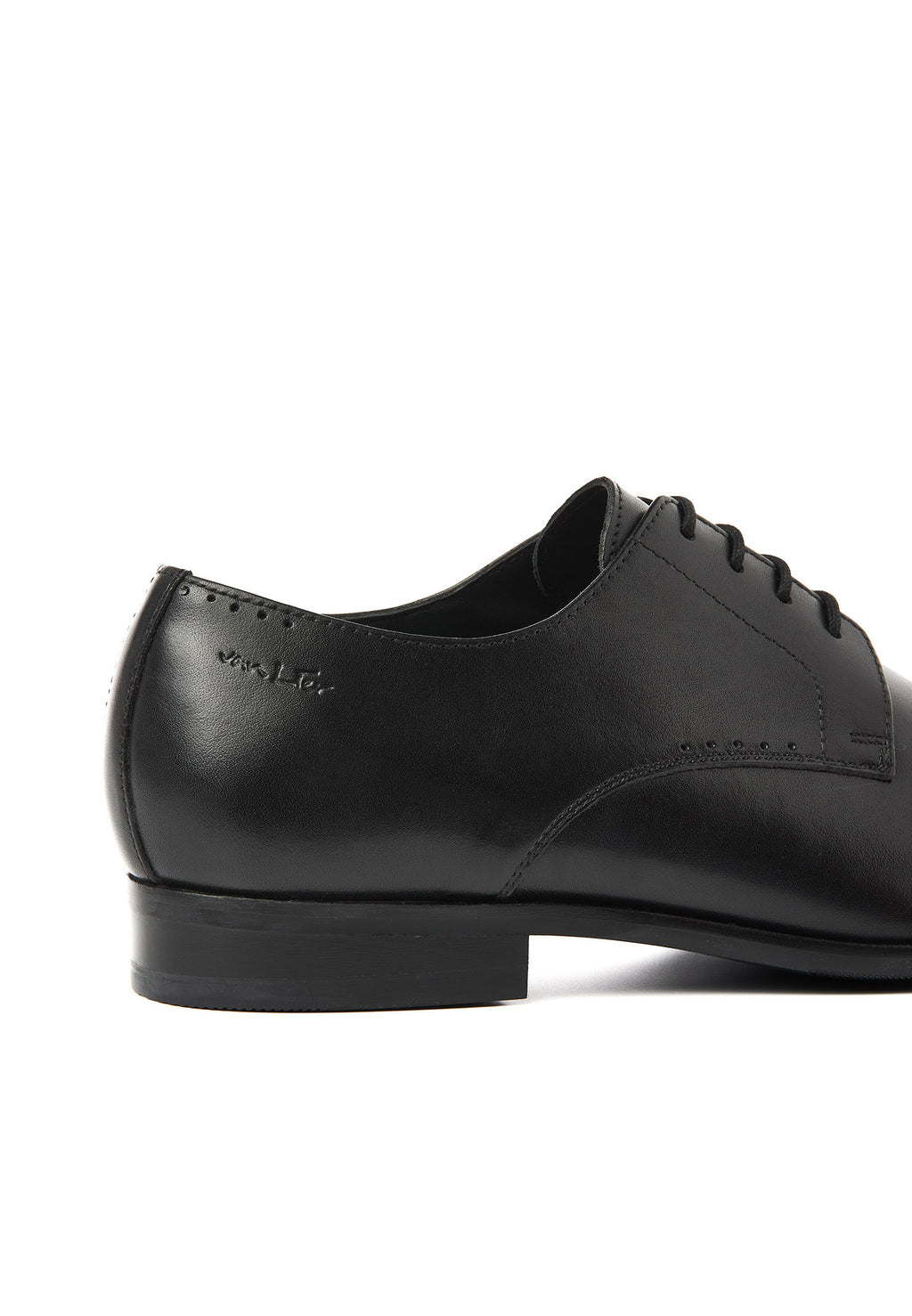 Schwarzer Glattleder Santorini Schnürschuh