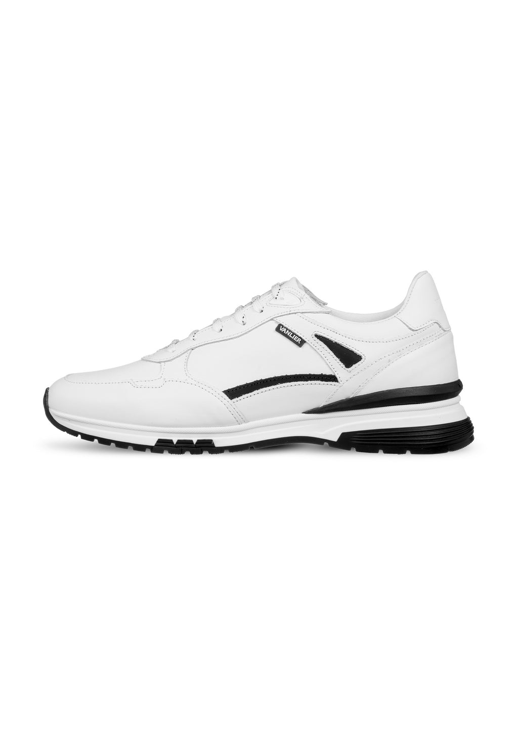 Wit gladleren Veneto sneaker