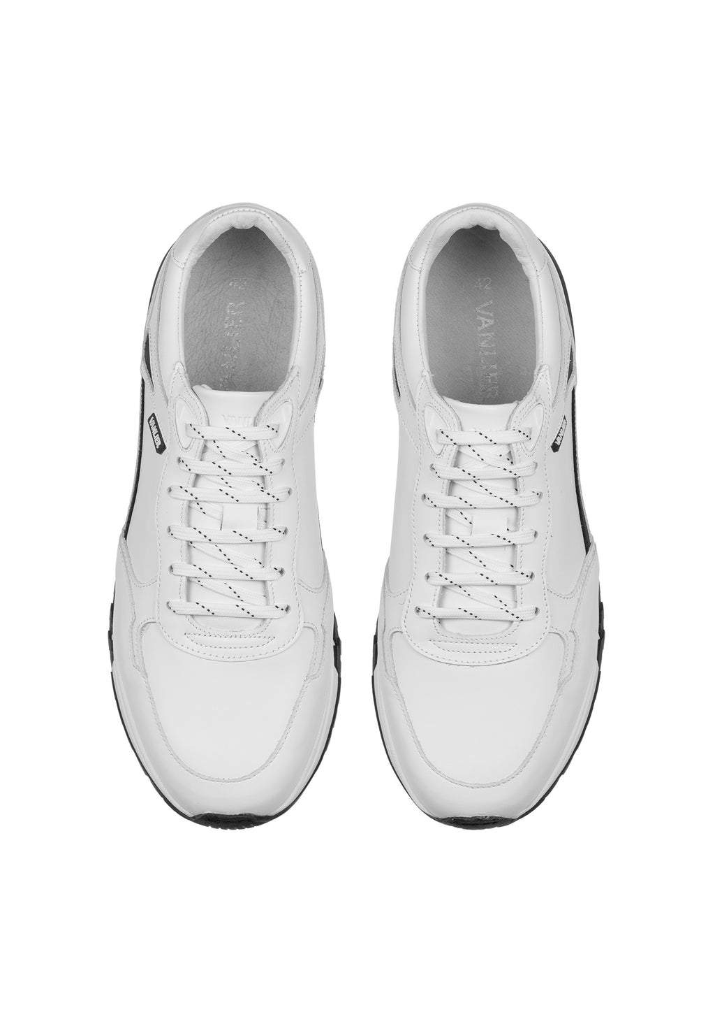 Wit gladleren Veneto sneaker