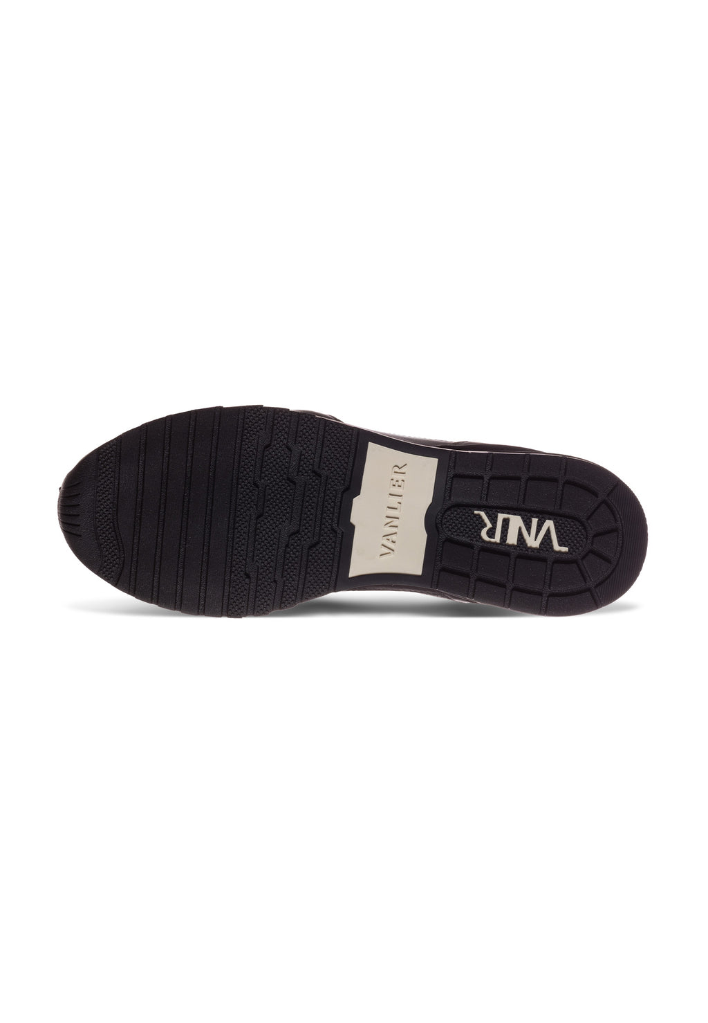 Zwart gladleren Veneto sneaker