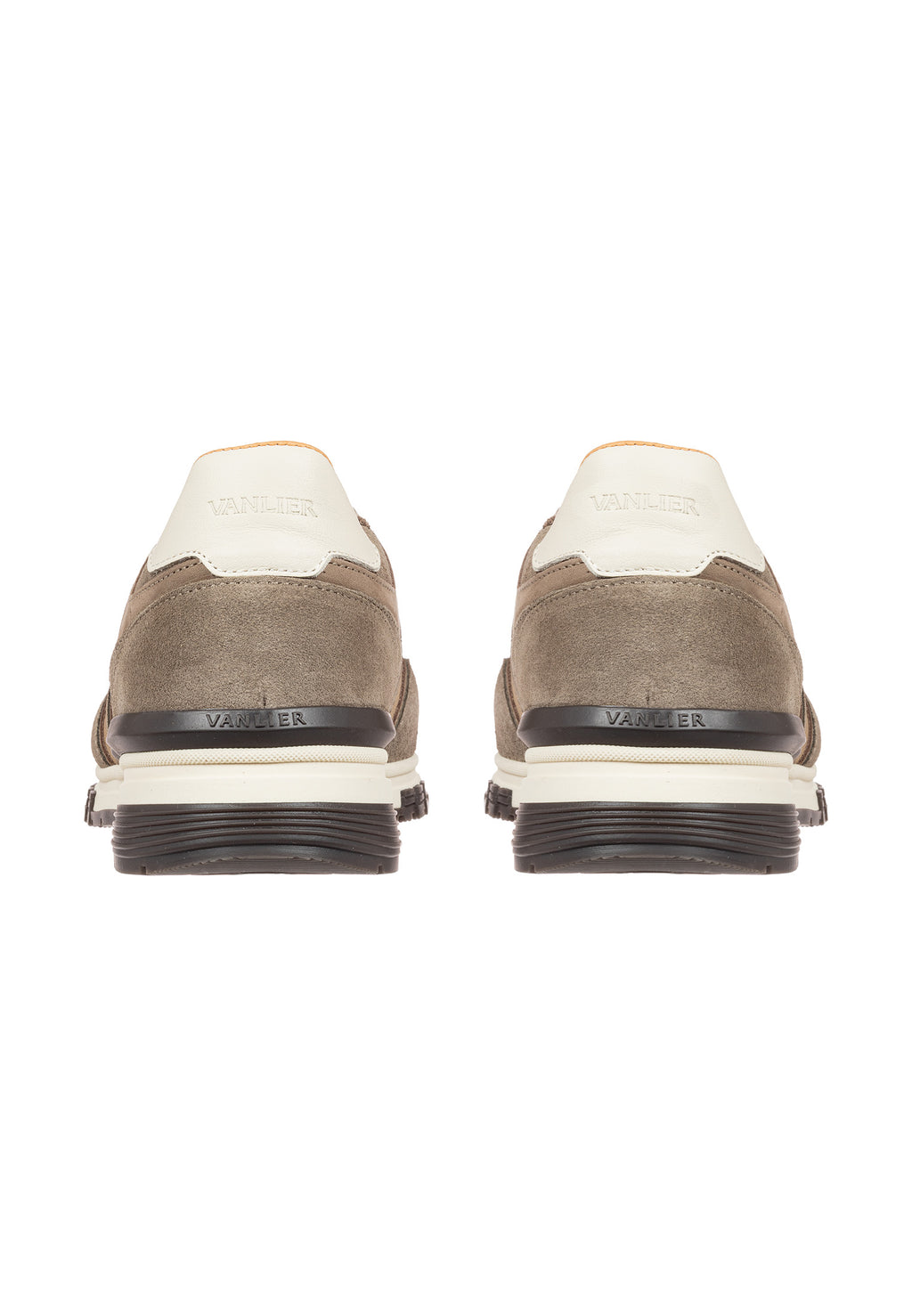 Licht taupe suède combi Veneto sneaker