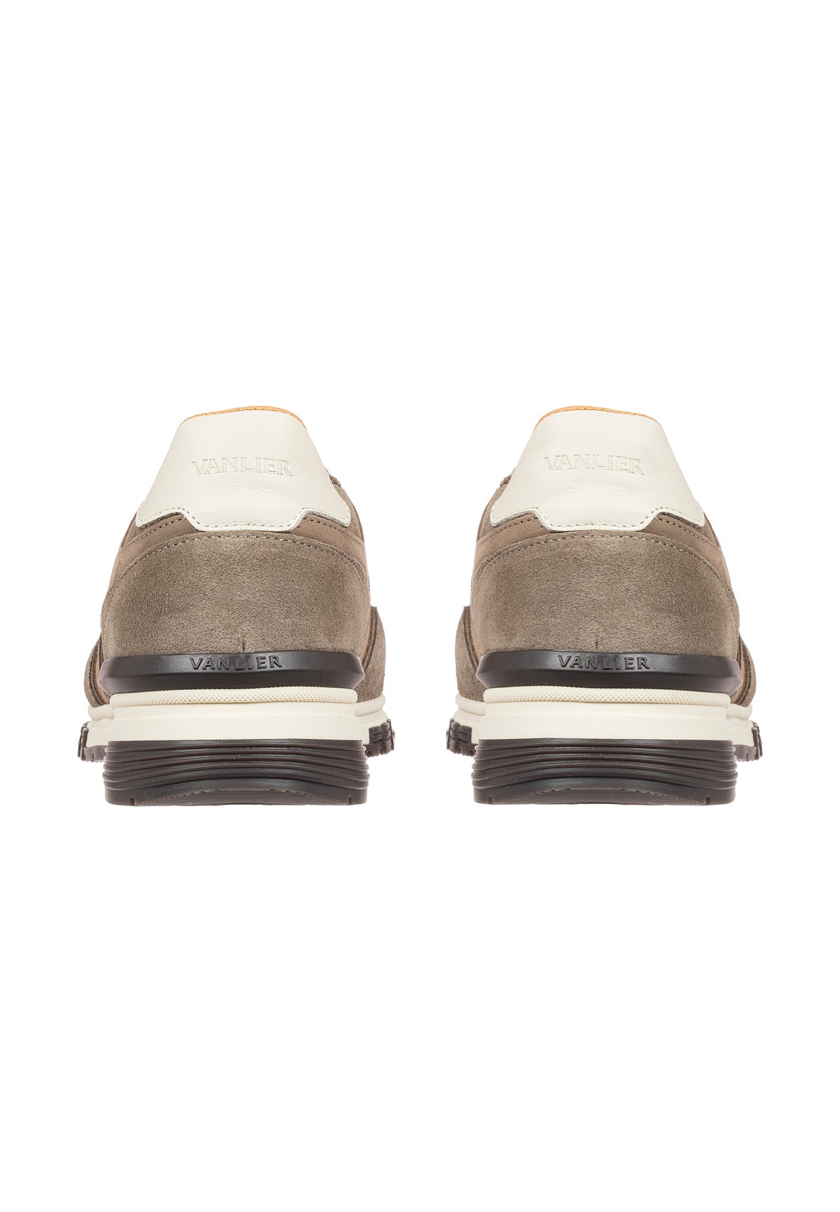 Licht taupe suède combi Veneto sneaker