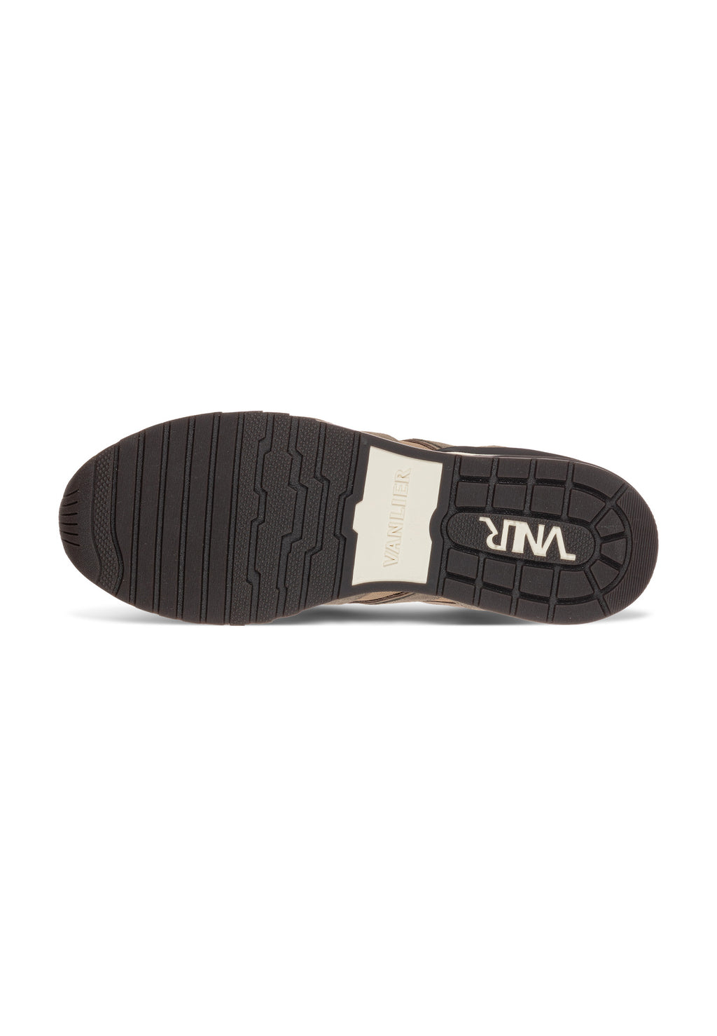 Licht taupe suède combi Veneto sneaker