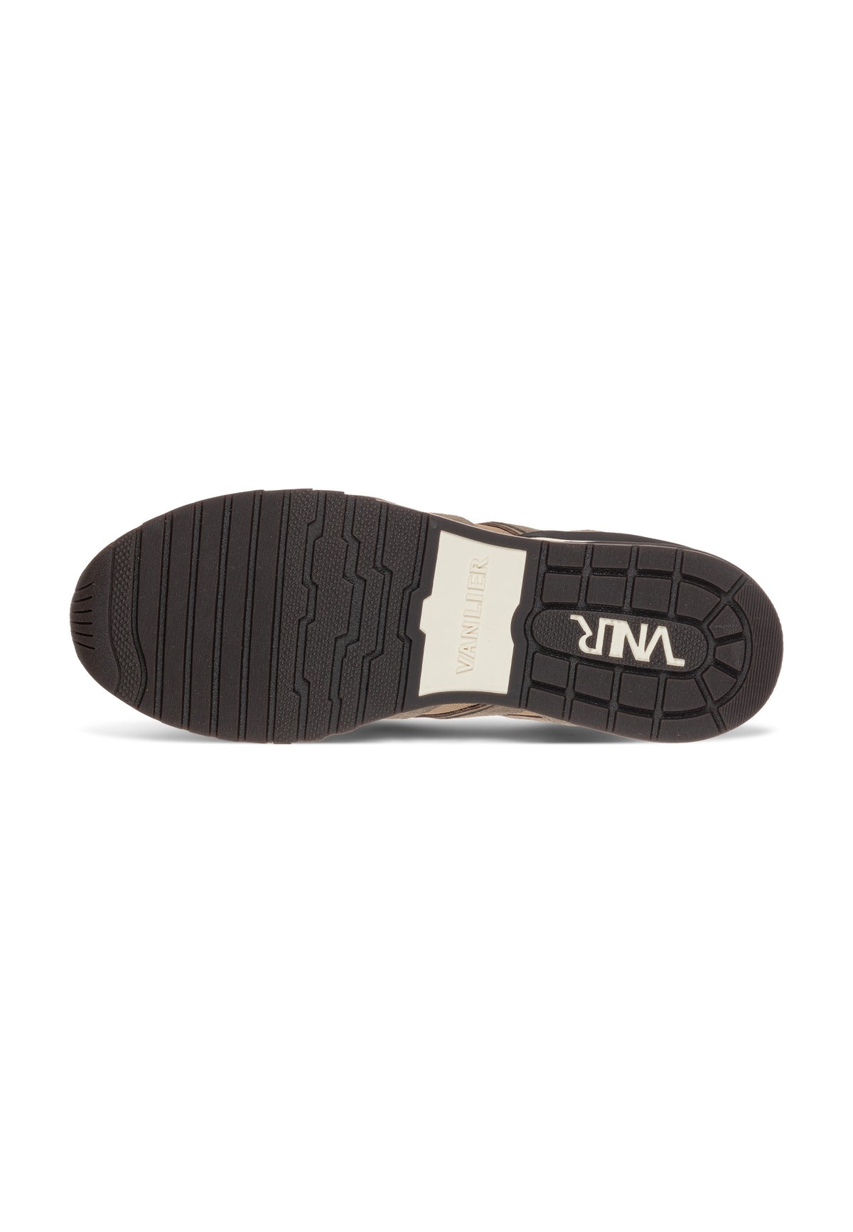 Licht taupe suède combi Veneto sneaker