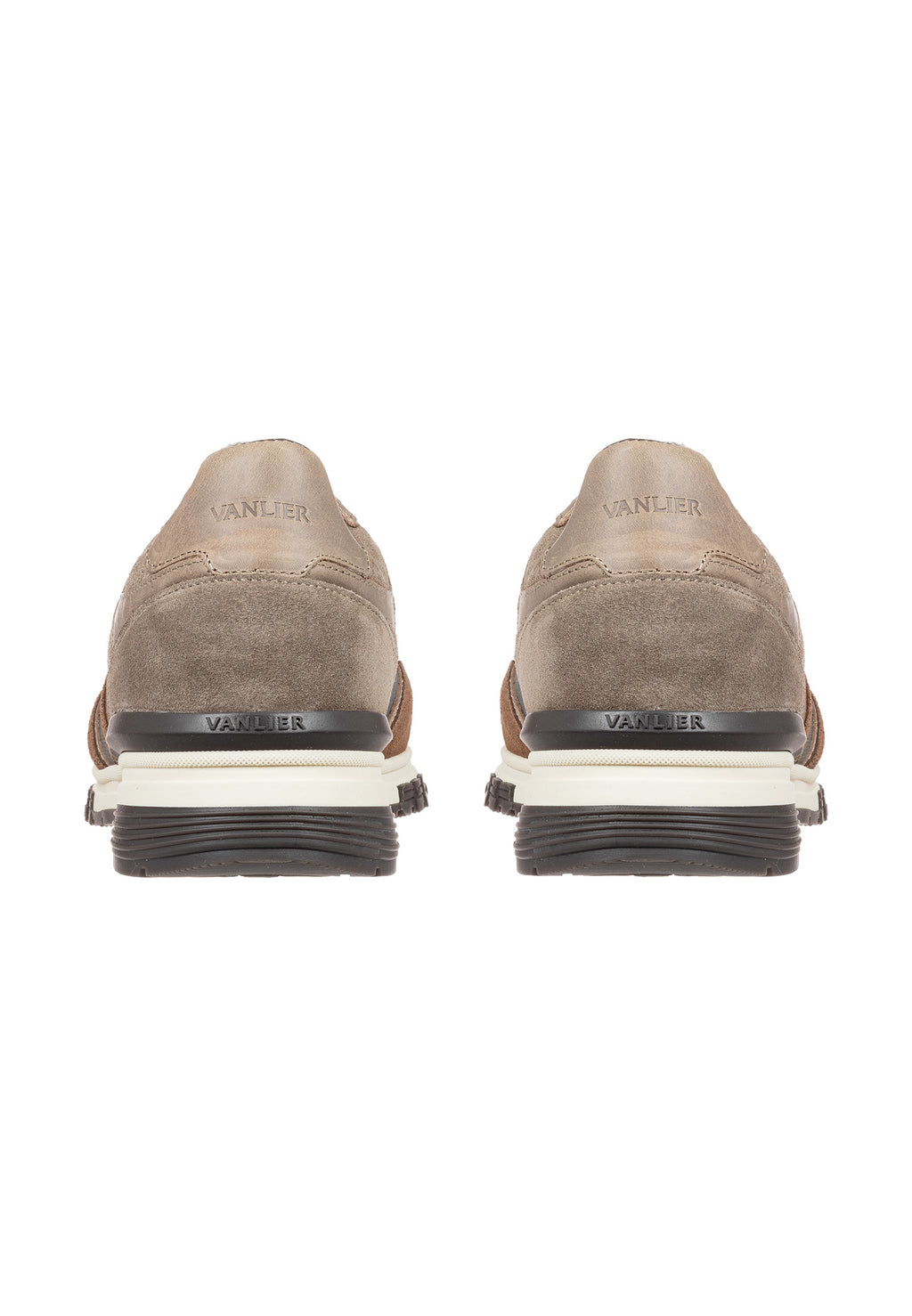 Taupe suède combi Veneto sneaker