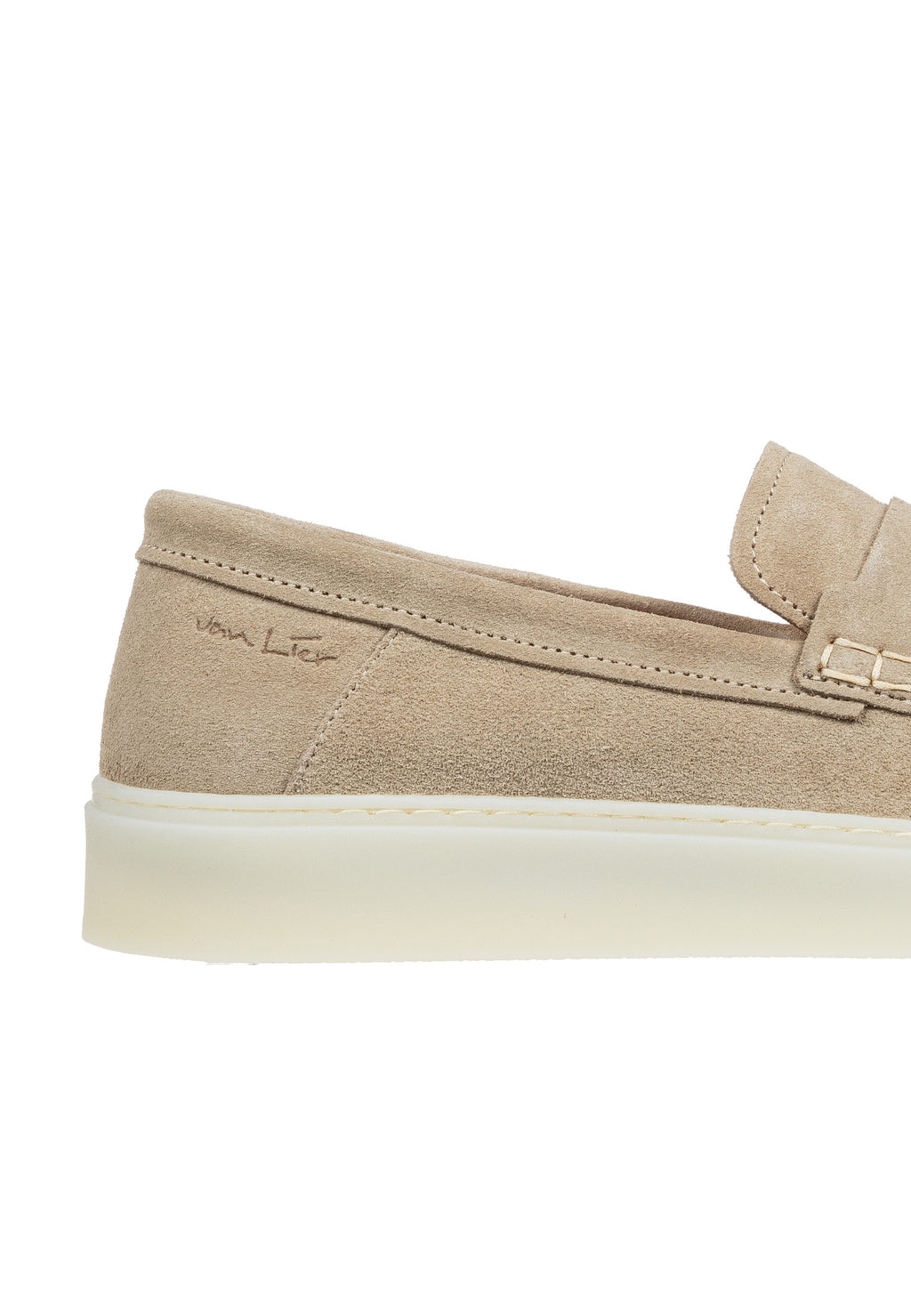 Beige suède Bari loafer