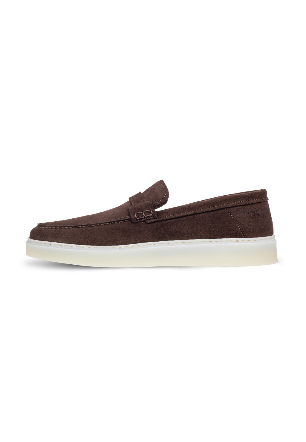 Bruin suède Bari loafer