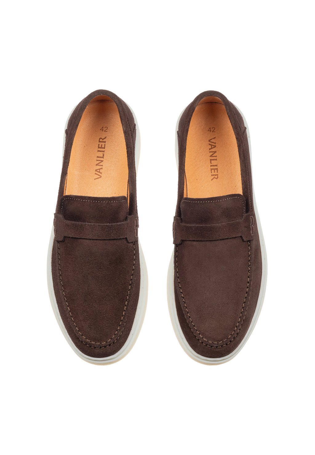 Bruin suède Bari loafer