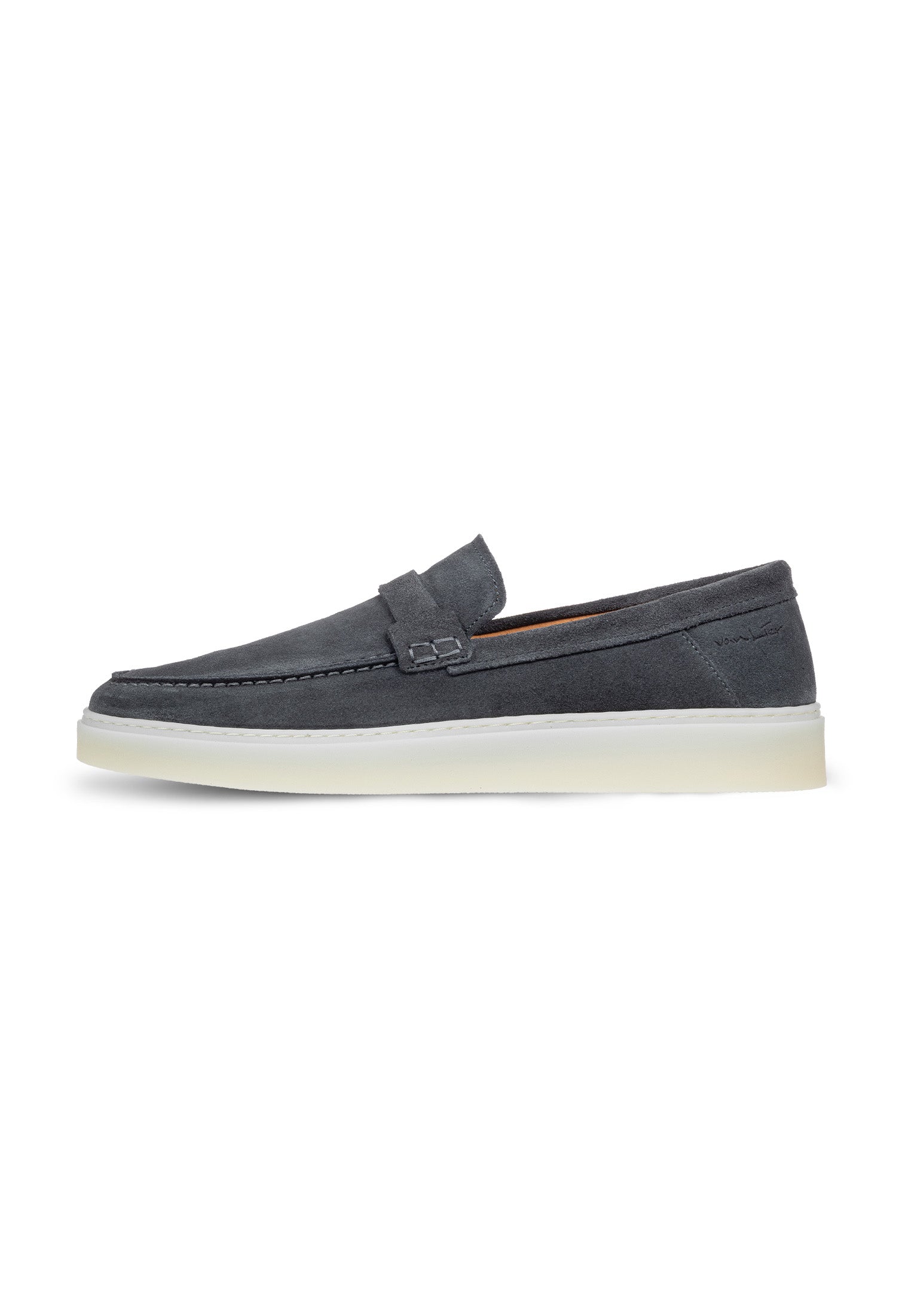 Grijs suède Bari loafer