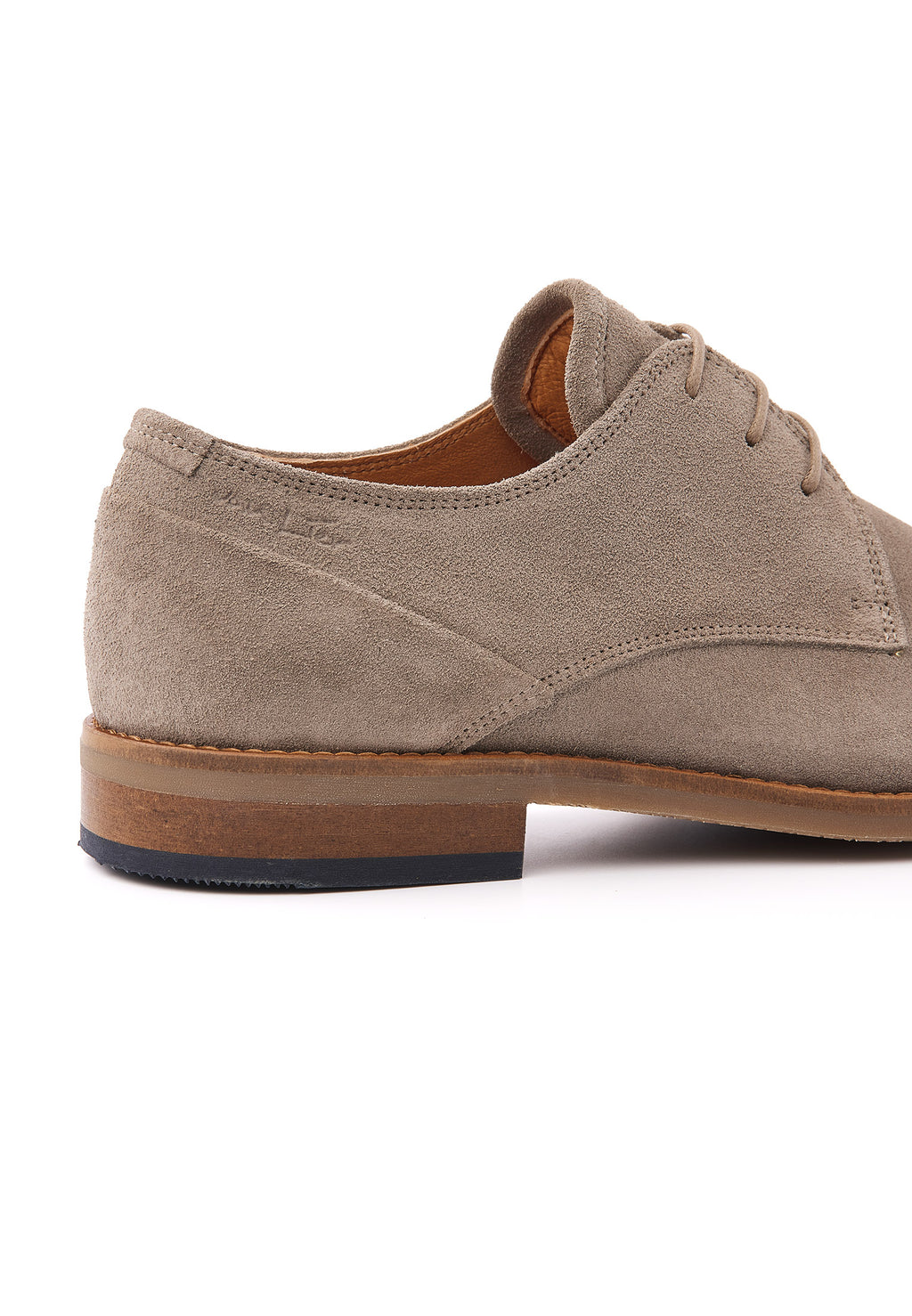 Taupe suède Sabinus veterschoen