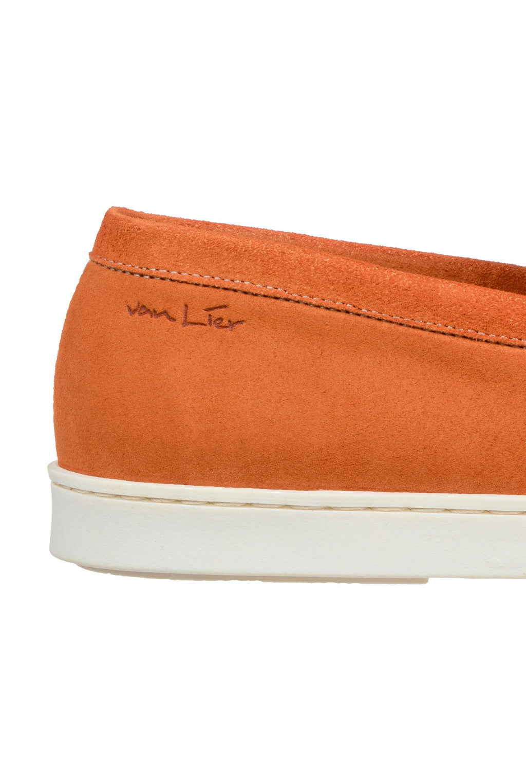 Oranje suède Lugano-H loafer