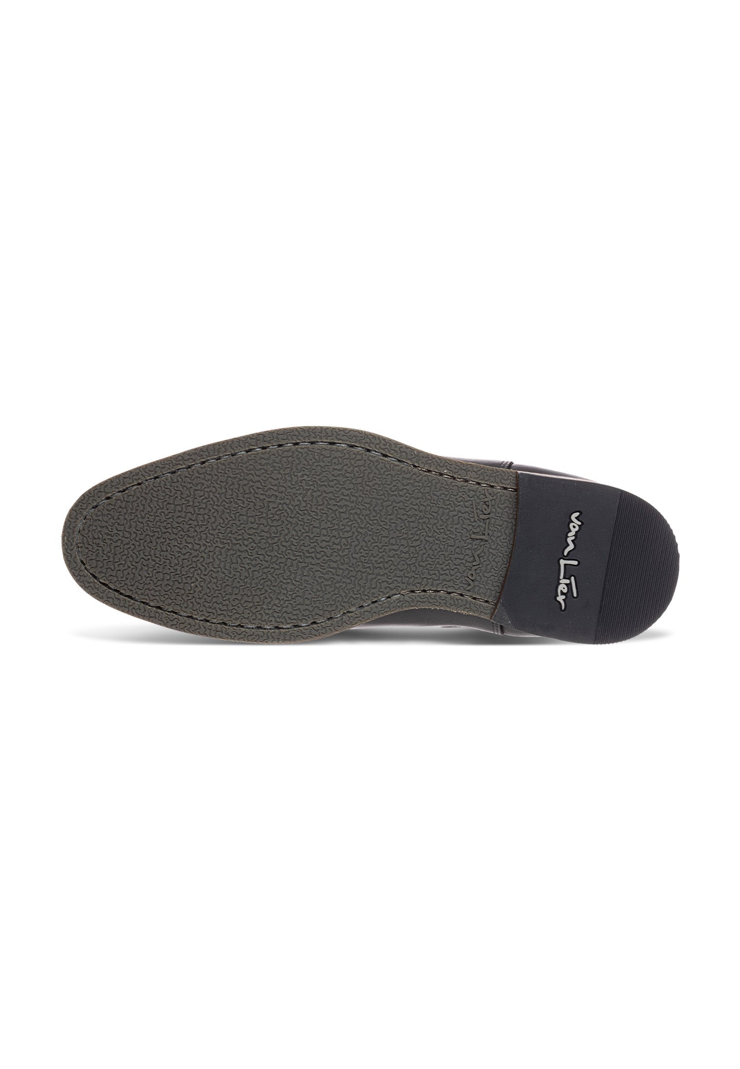 Zwart gladleren Sabinus chelsea boot