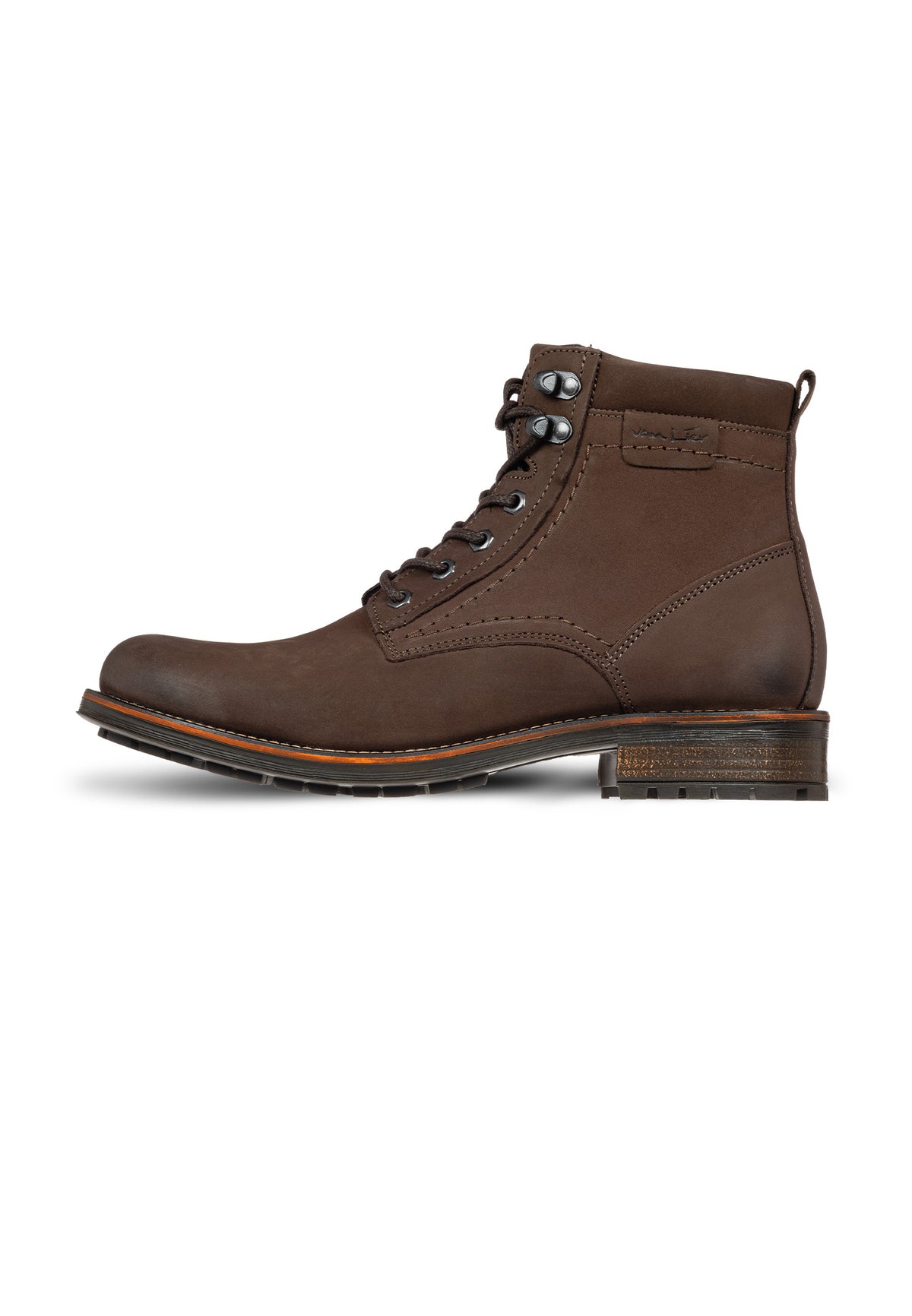 Bruin nubuck Fritz boot