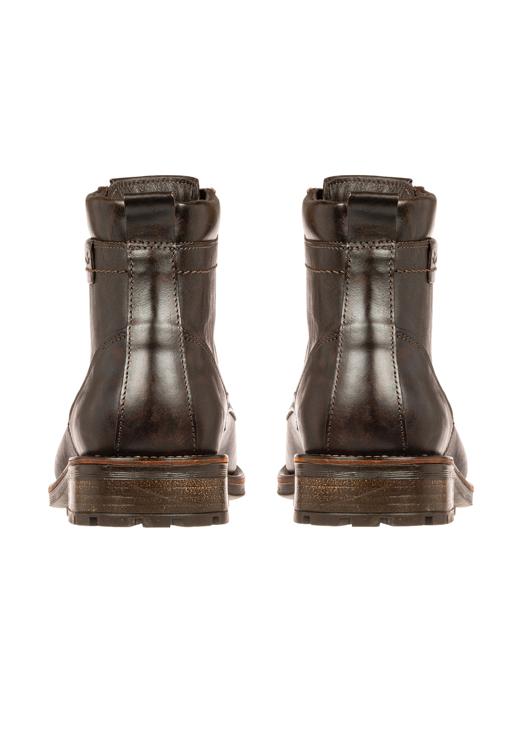 Donker bruin gladleren Fritz boot