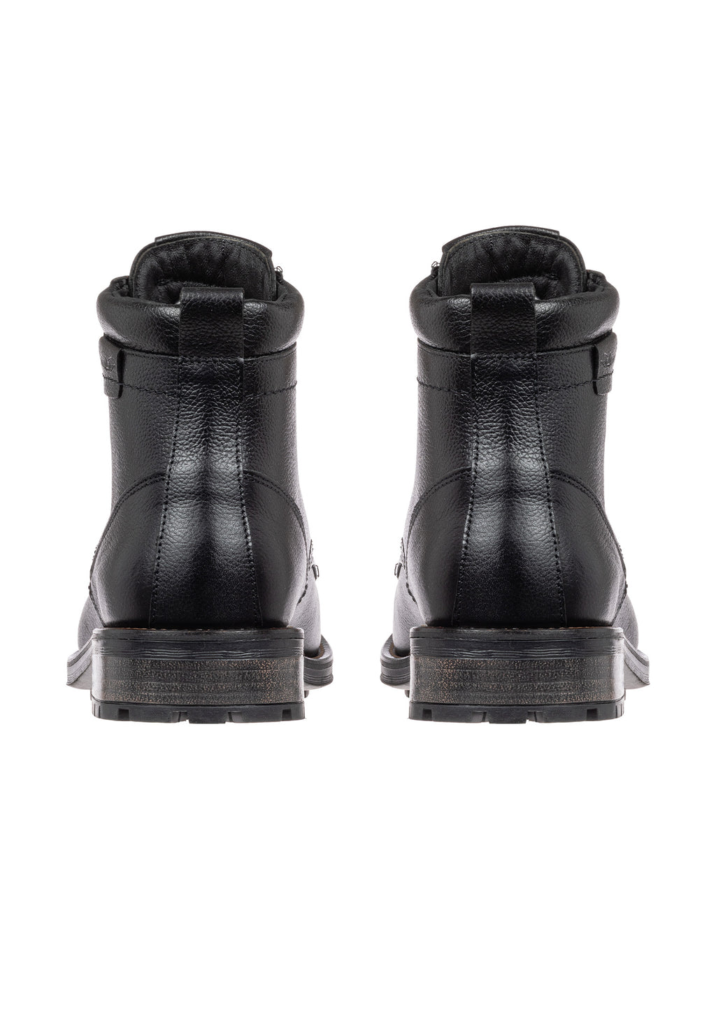 Zwart gladleren Fritz boot