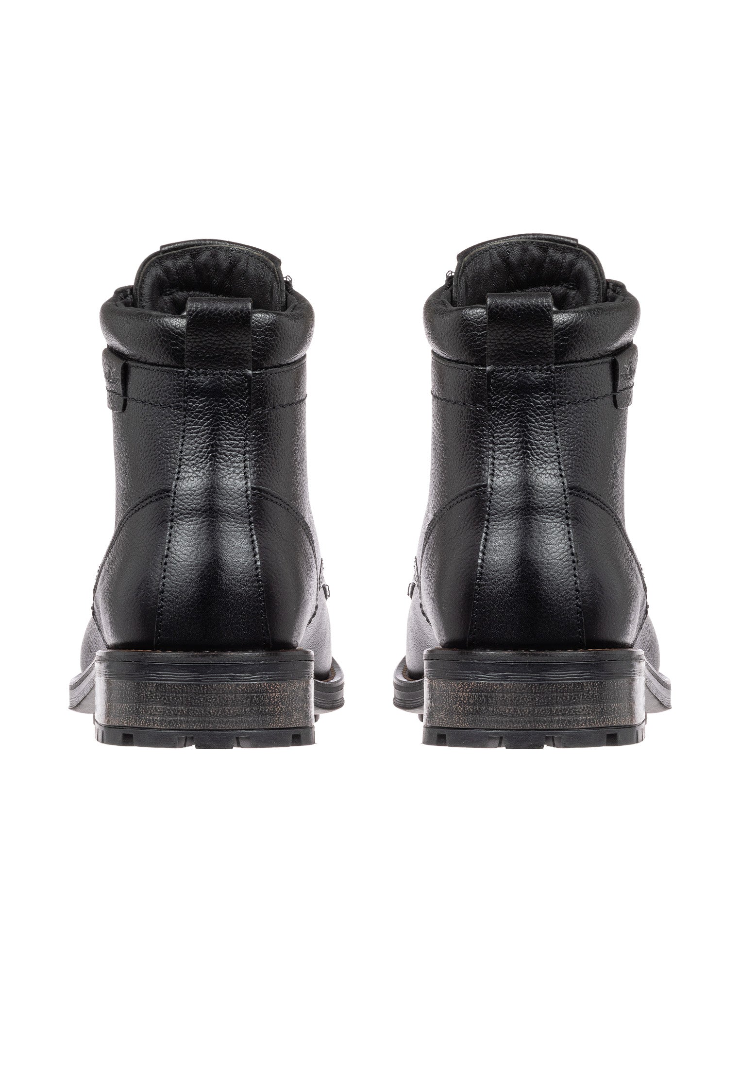 Zwart gladleren Fritz boot