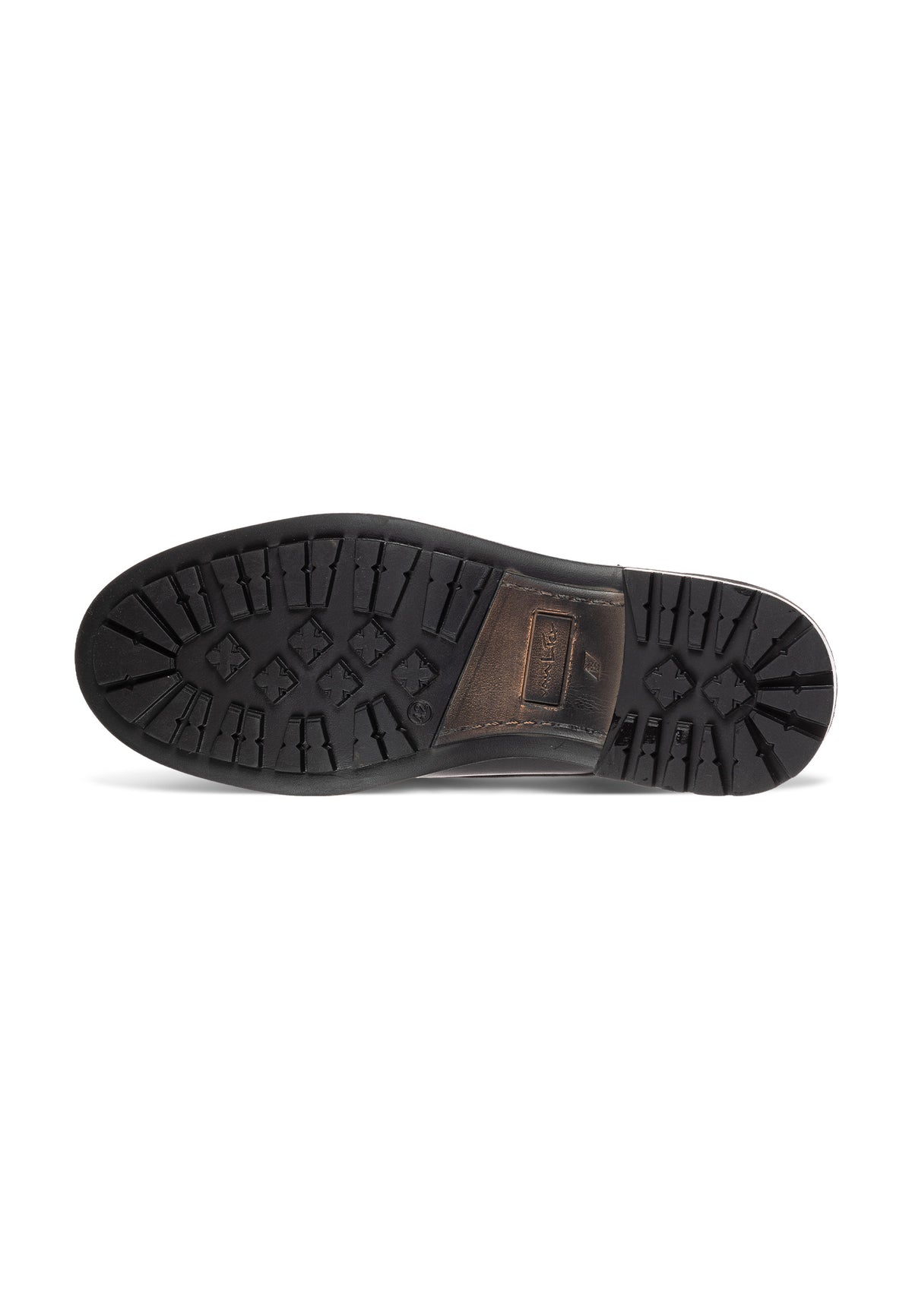 Zwart gladleren Fritz boot