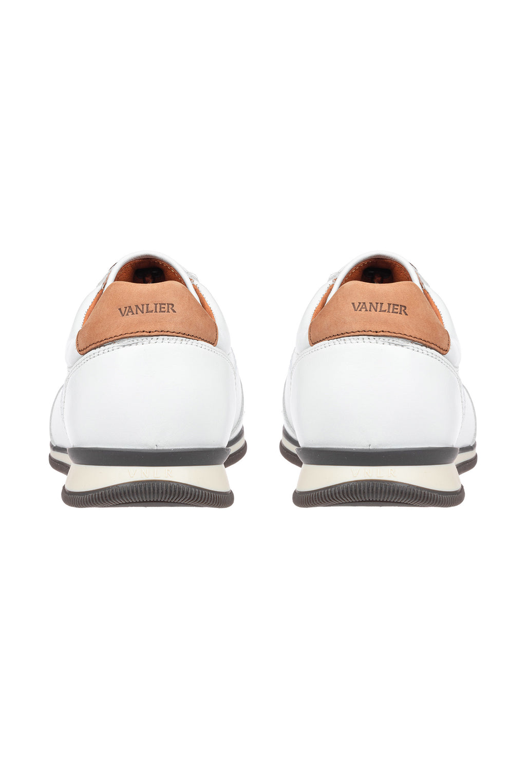 Wit gladleren Magnus sneaker