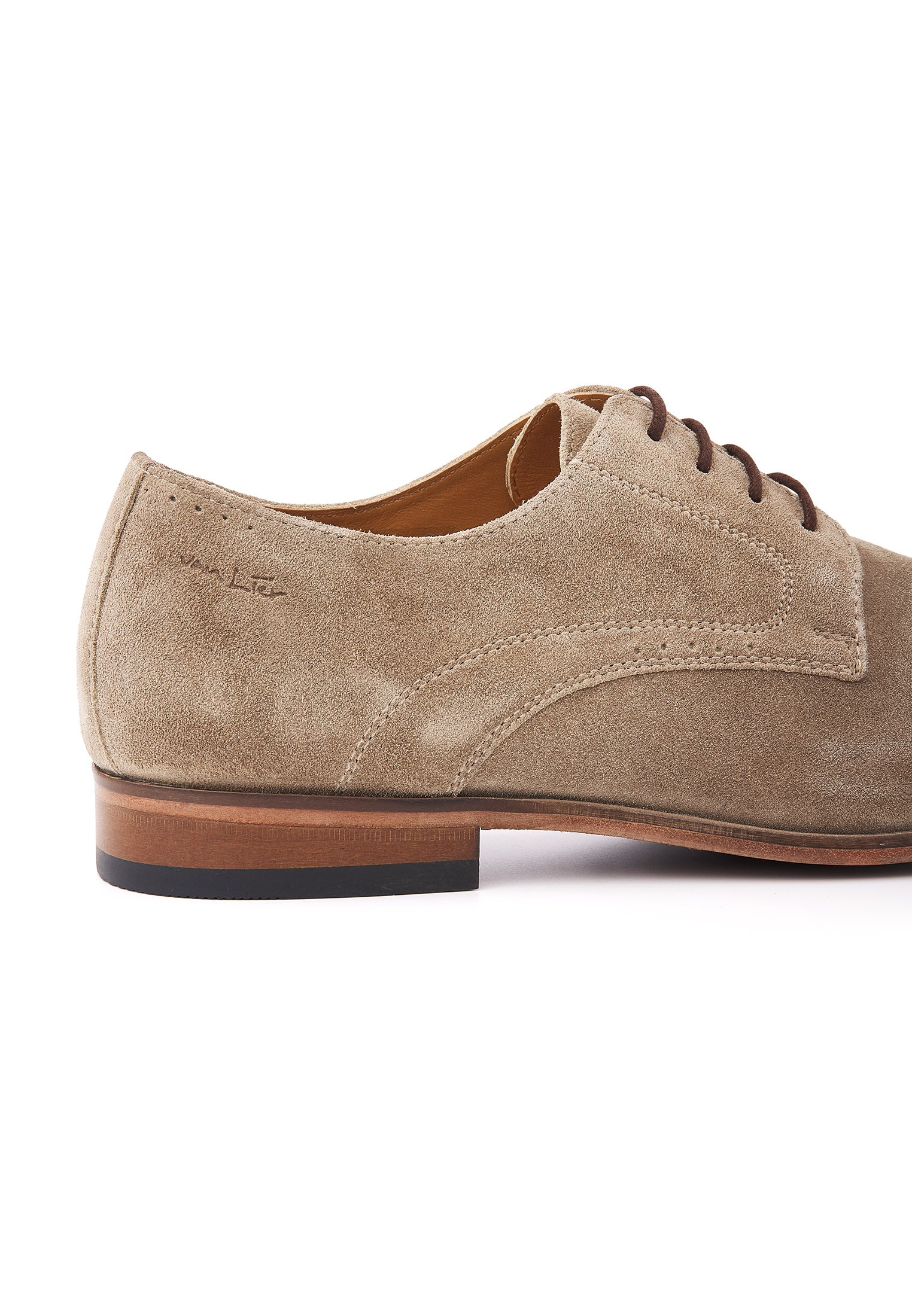 Taupe suède Rhodes veterschoen