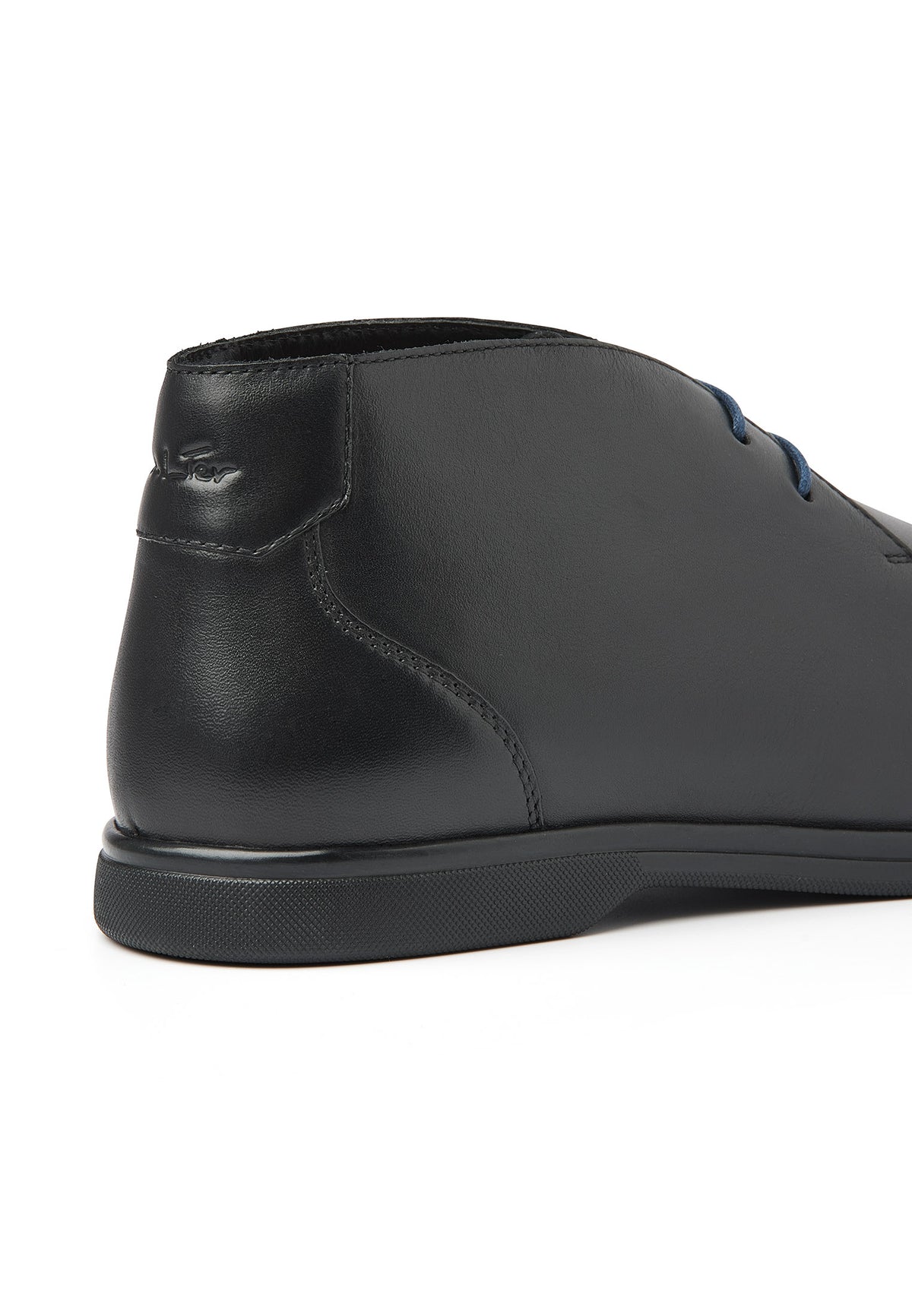 Zwart gladleren Riva boot