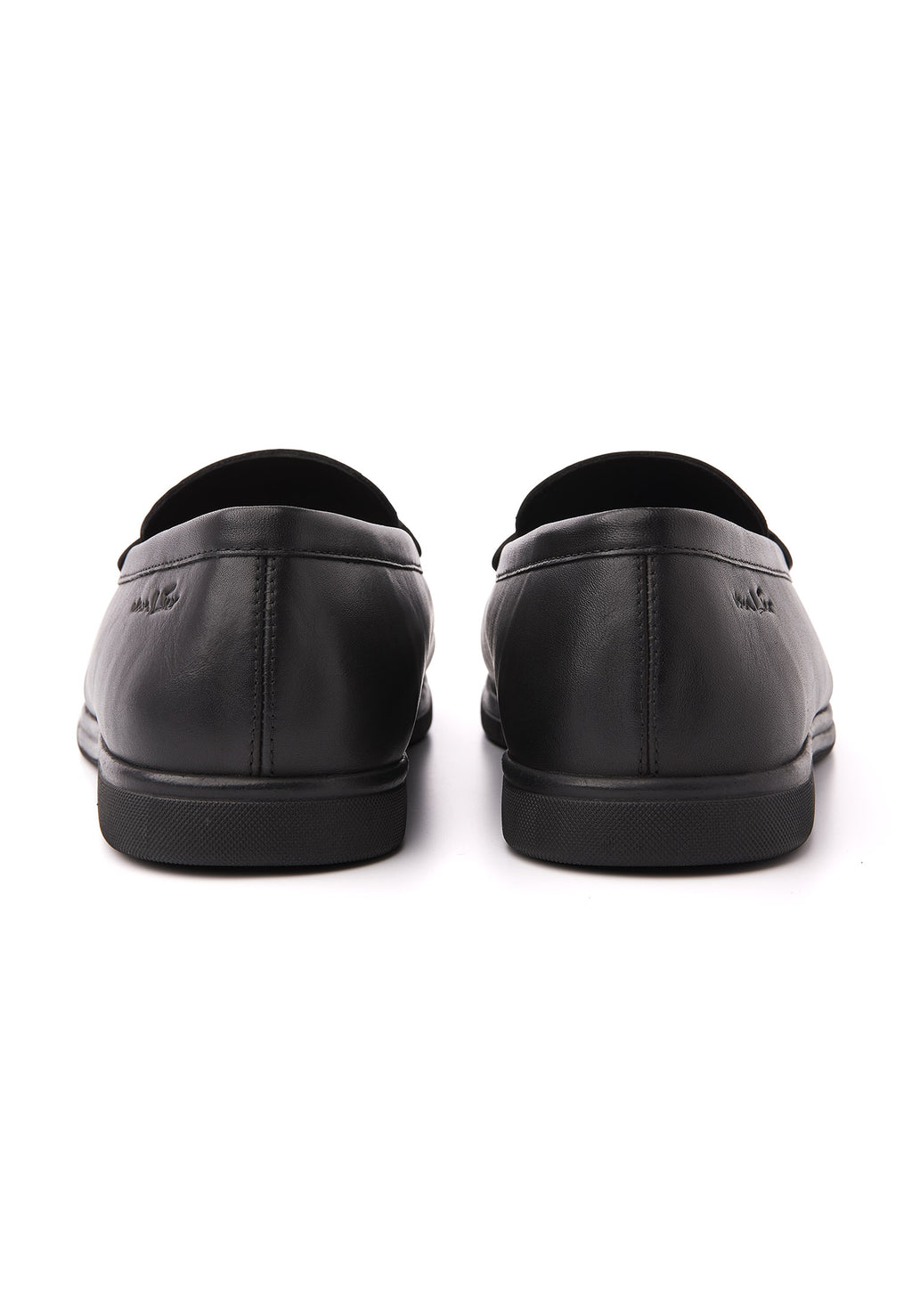Zwart gladleren Riva loafer