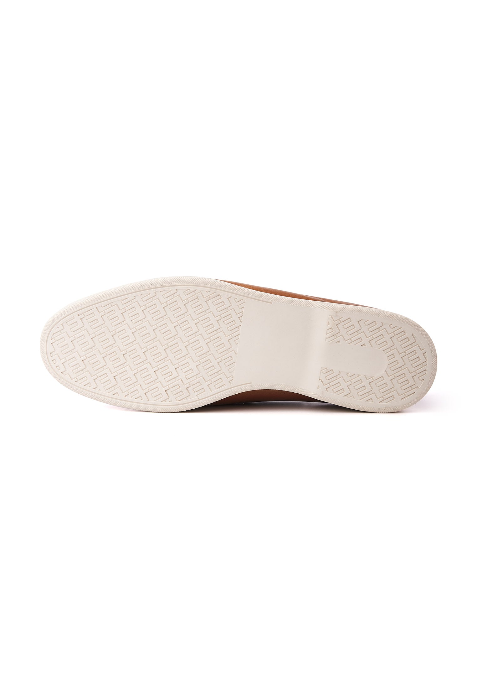 Cognac gladleren Riva bootschoen
