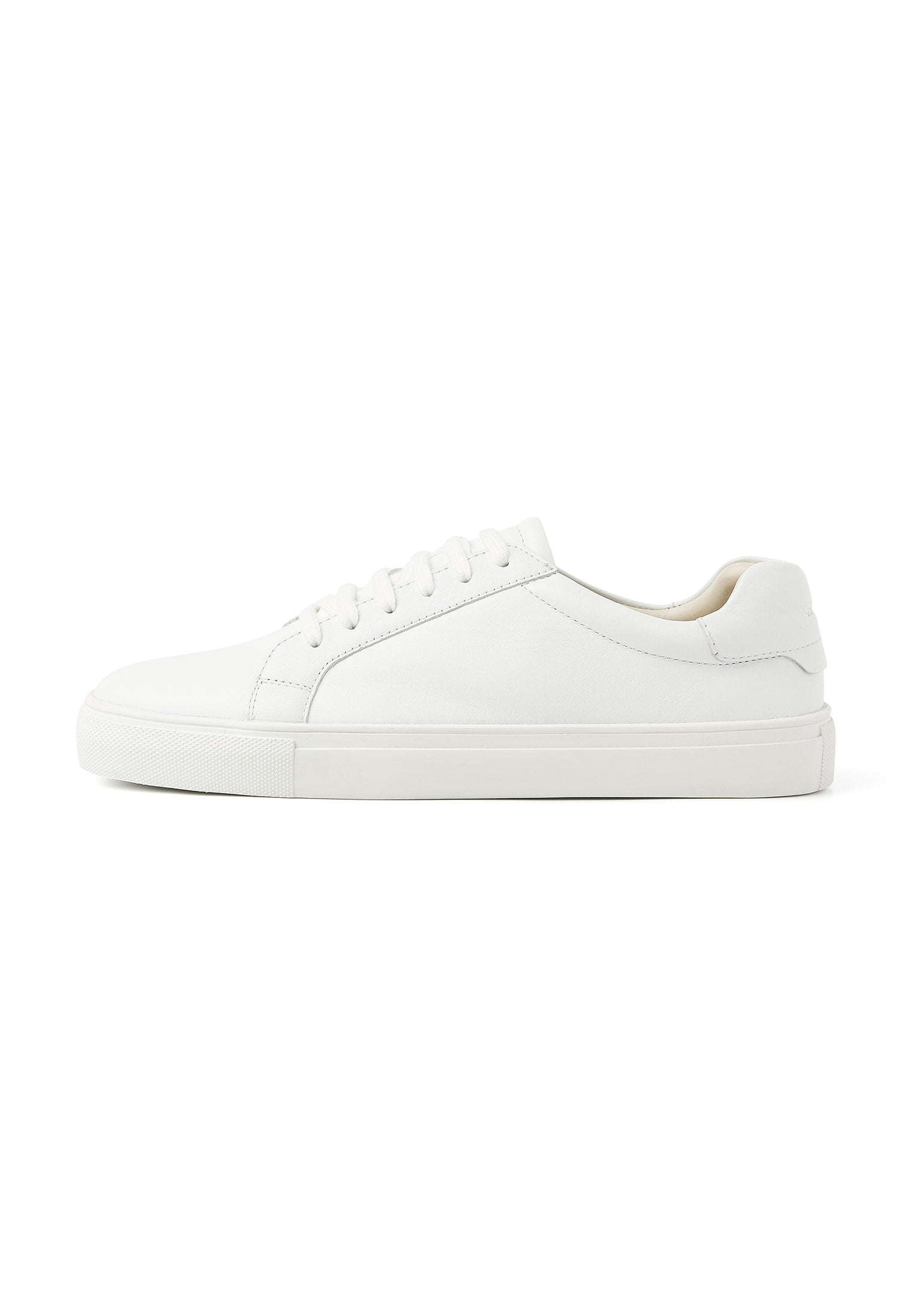 Wit gladleren Ace sneaker