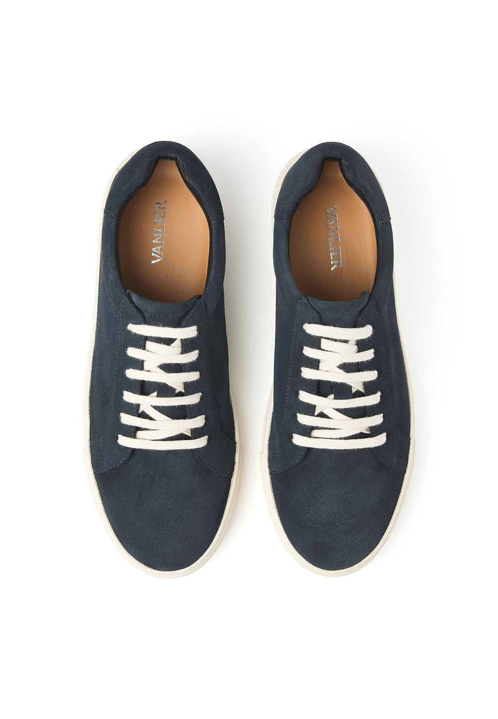Navy blauw suède Ace sneaker