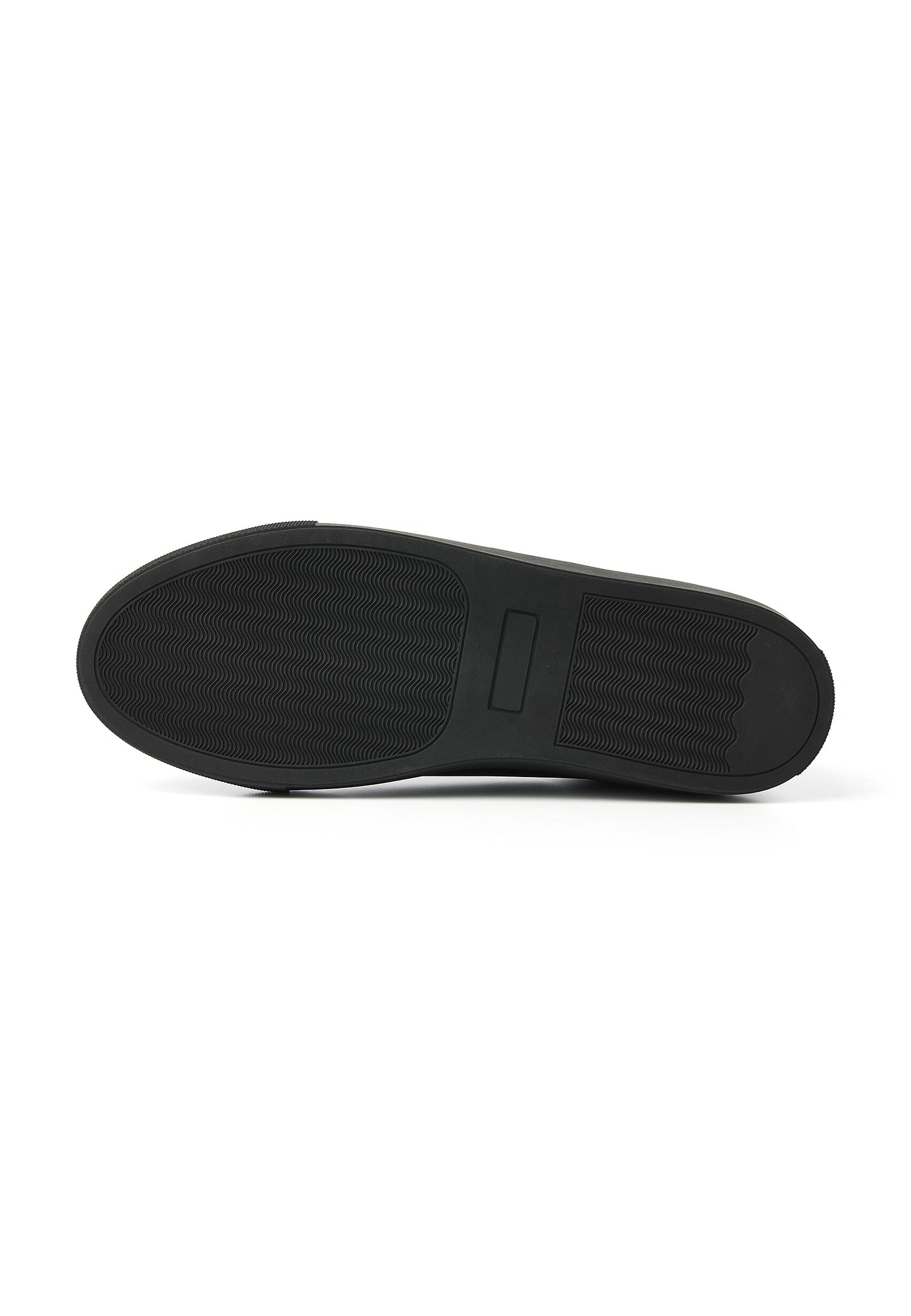 Zwart gladleren Ace sneaker