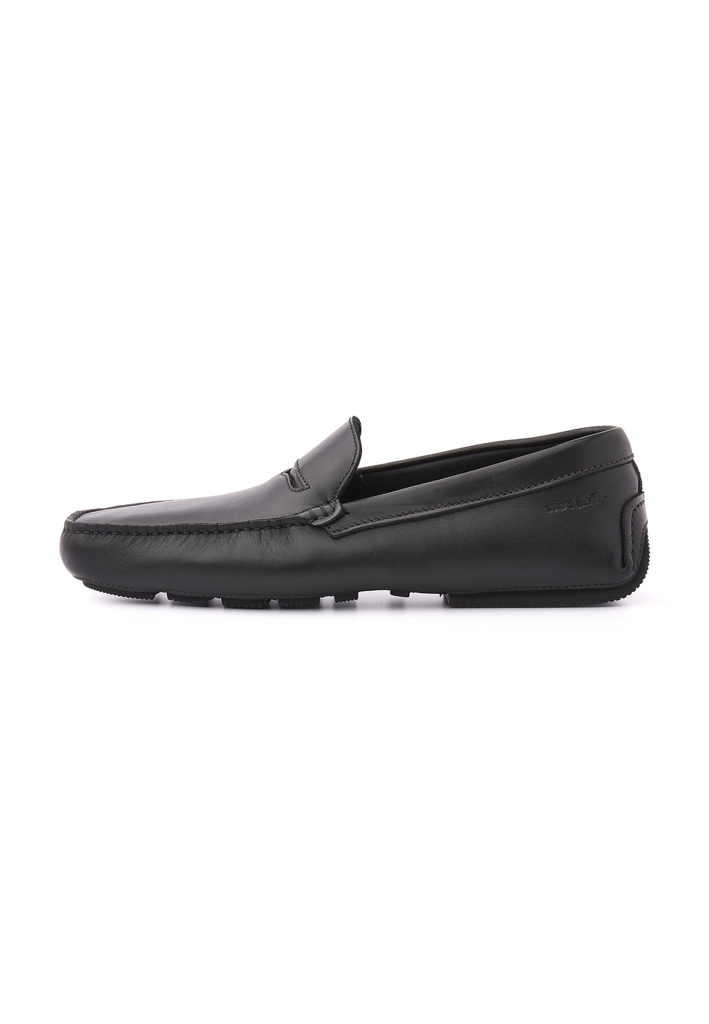Zwart gladleren Mocassin