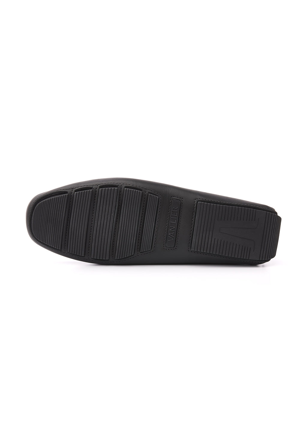 Zwart gladleren Mocassin