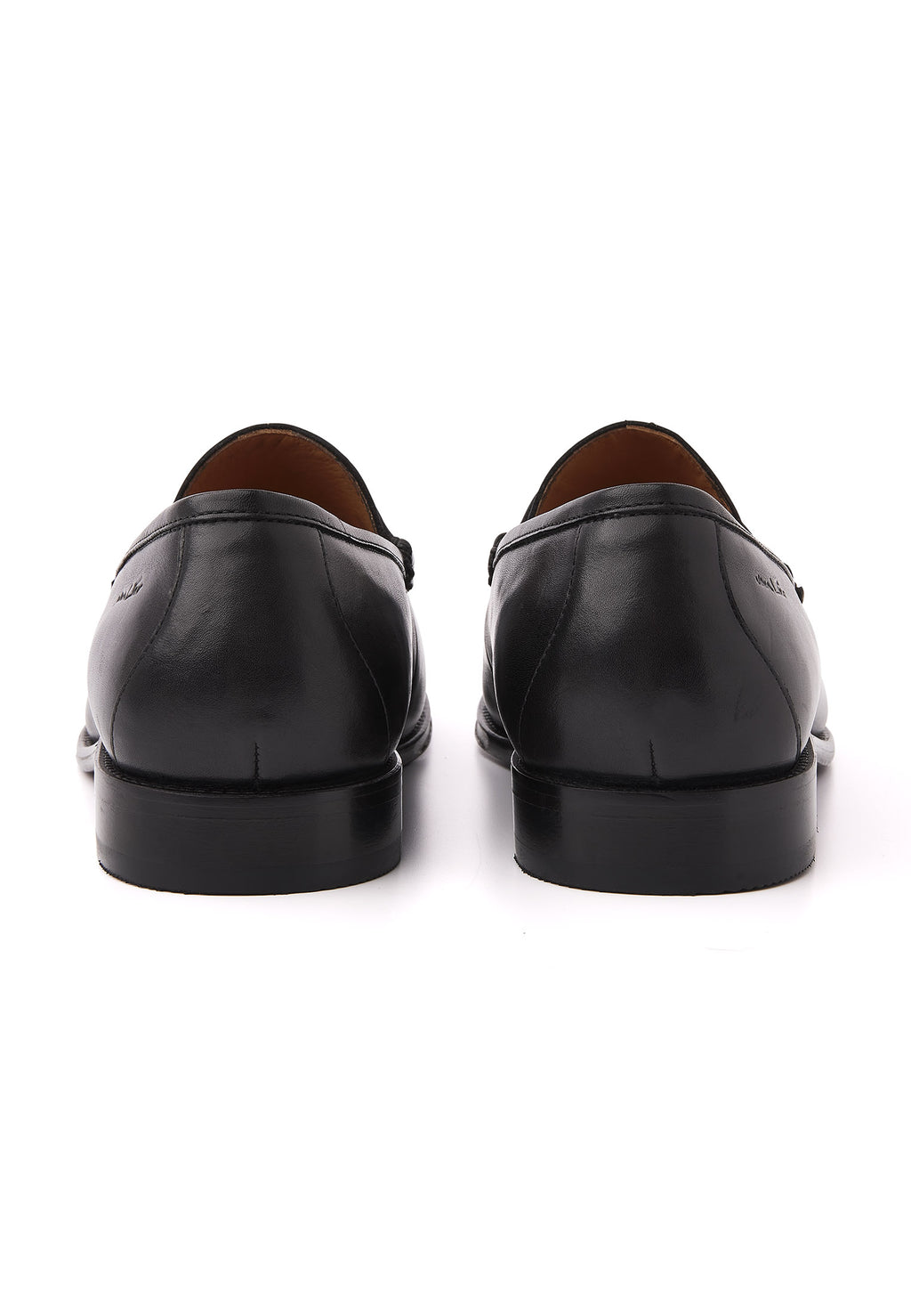 Zwart gladleren Cambridge Penny loafer