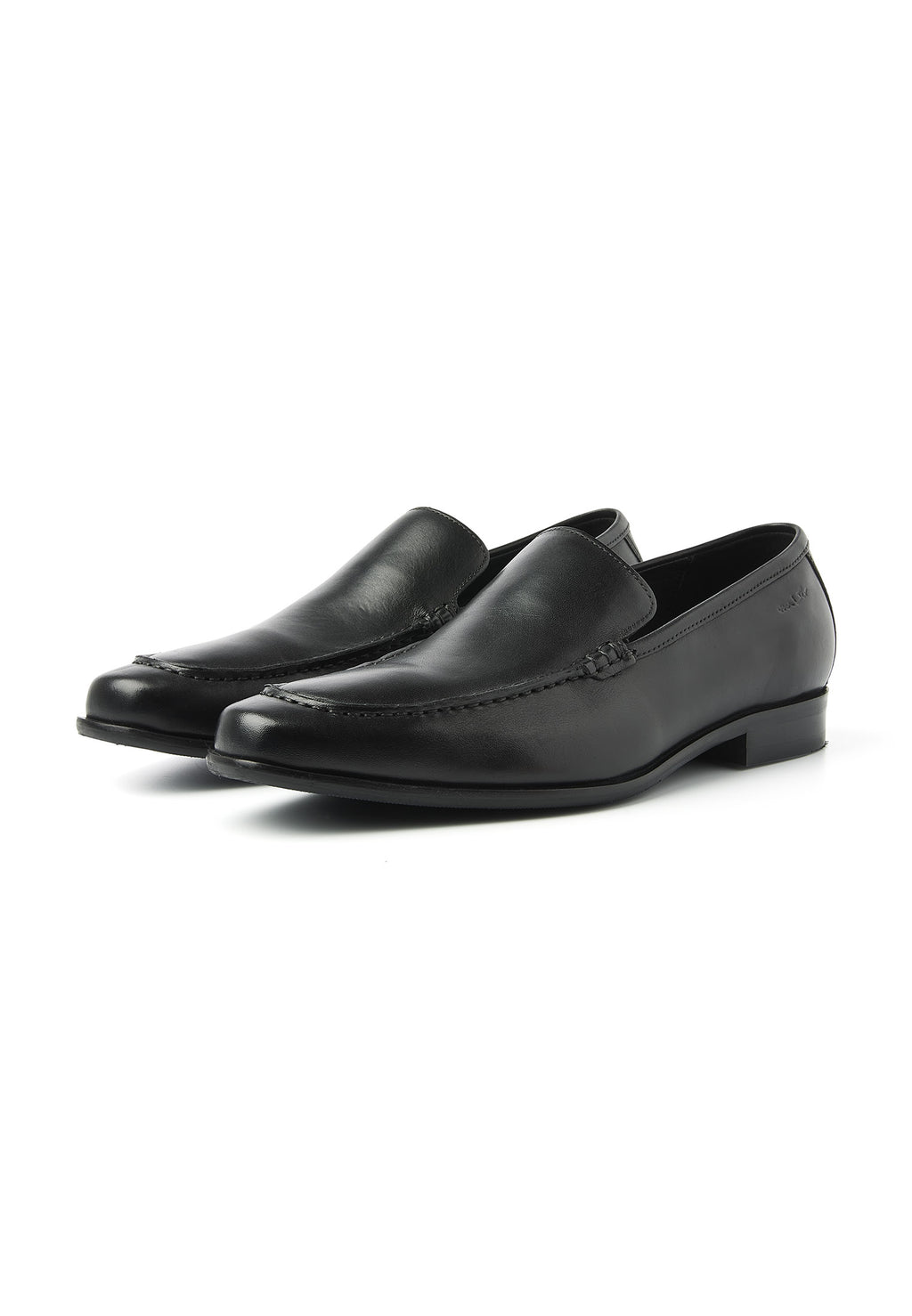 Zwart gladleren Rhodes loafer