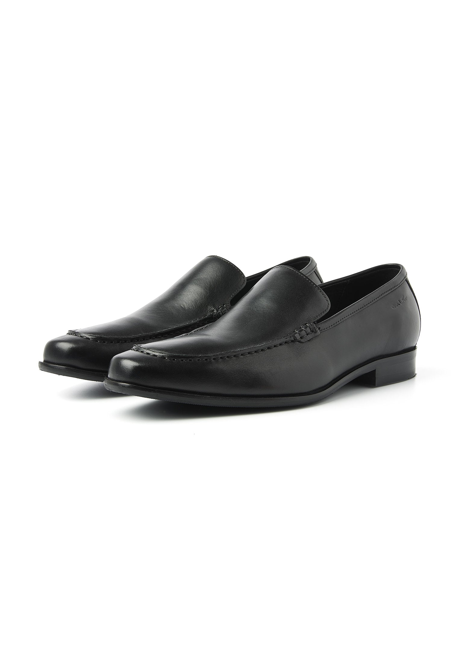 Zwart gladleren Rhodes loafer