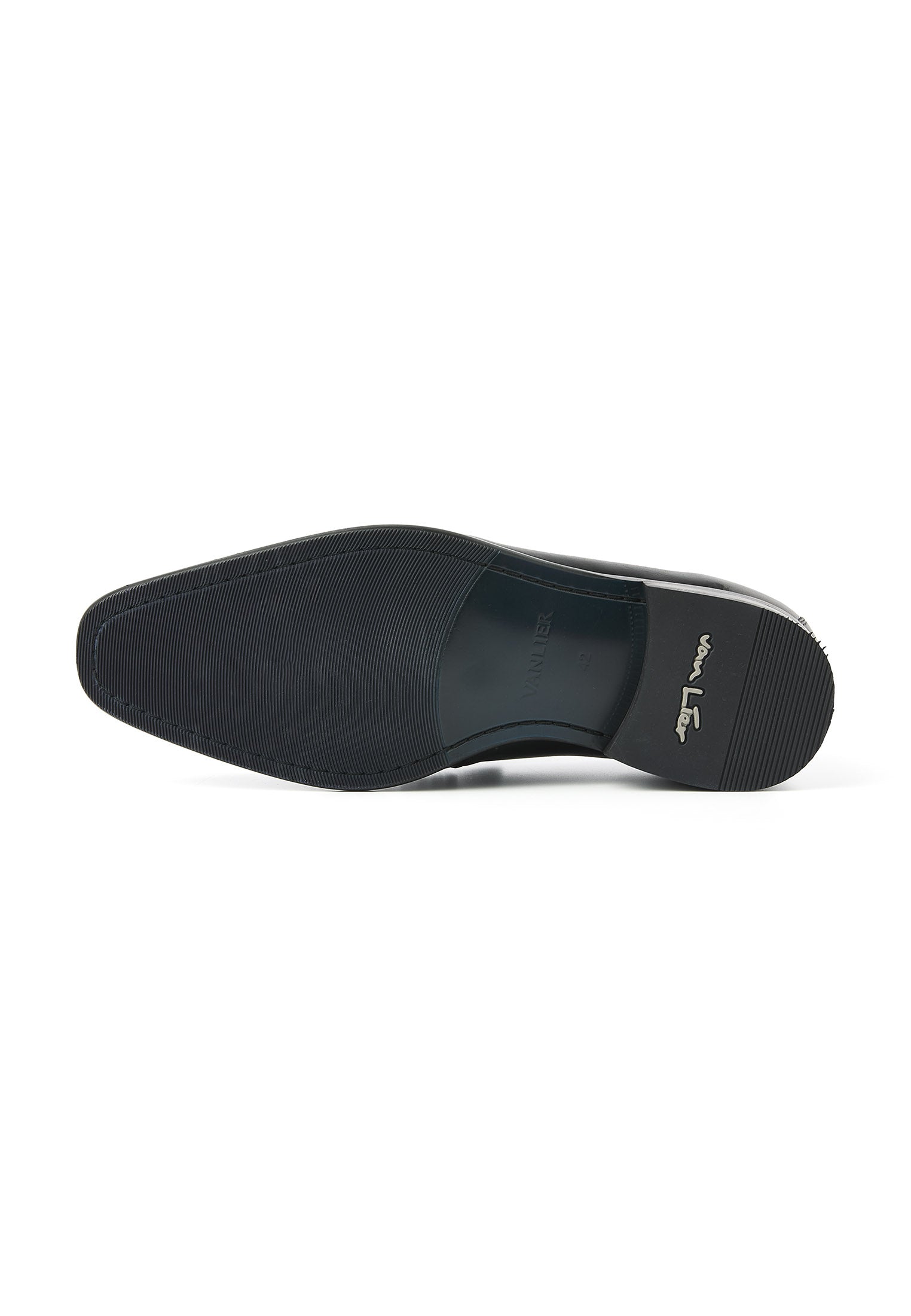 Zwart gladleren Rhodes loafer