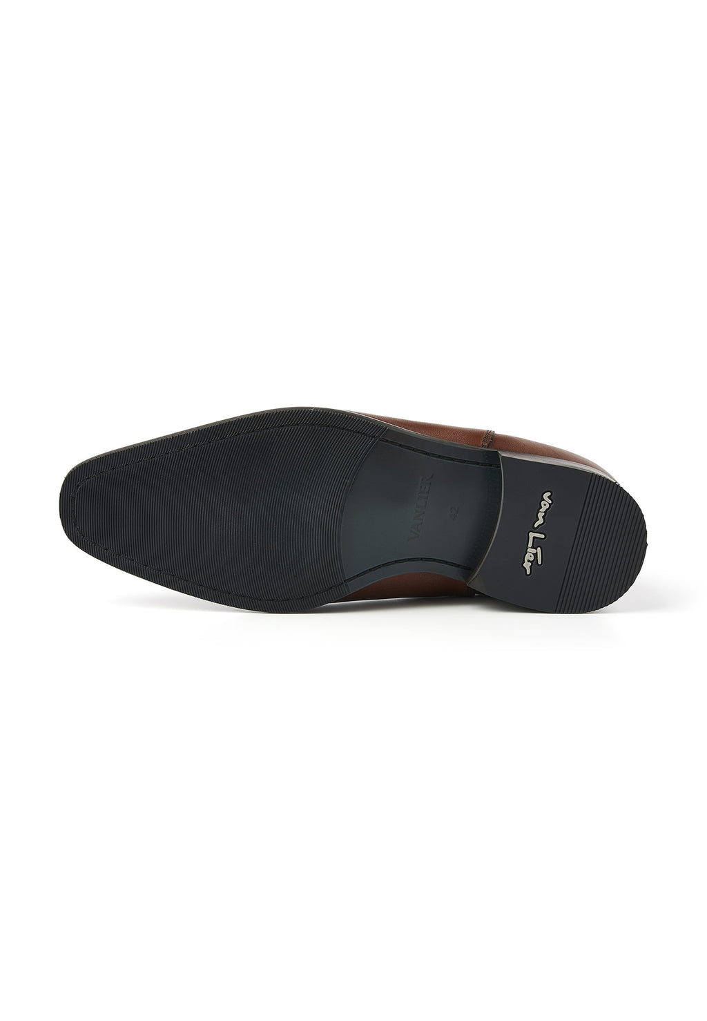 Cognac gladleren Rhodes chelsea boot