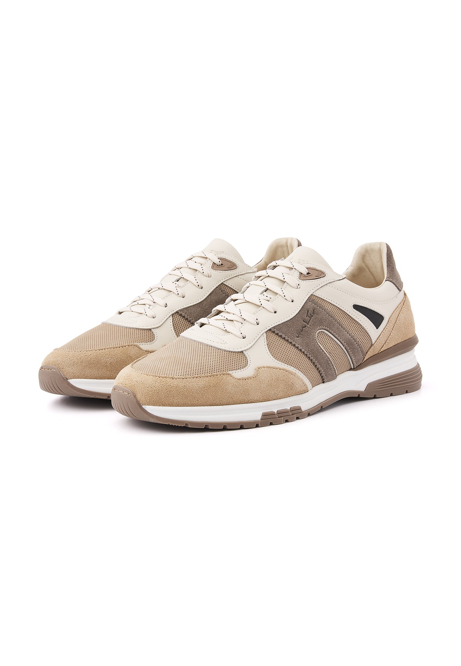 Taupe suède combi Veneto sneaker