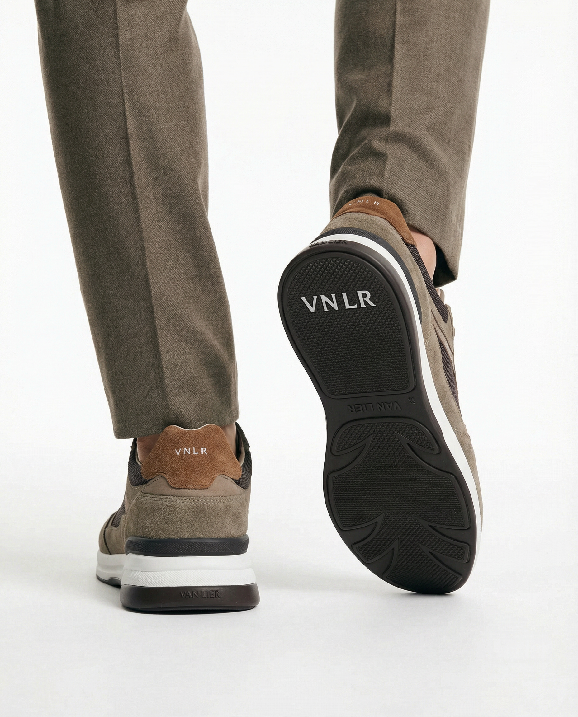 Taupe Kombi Ferro Sneaker