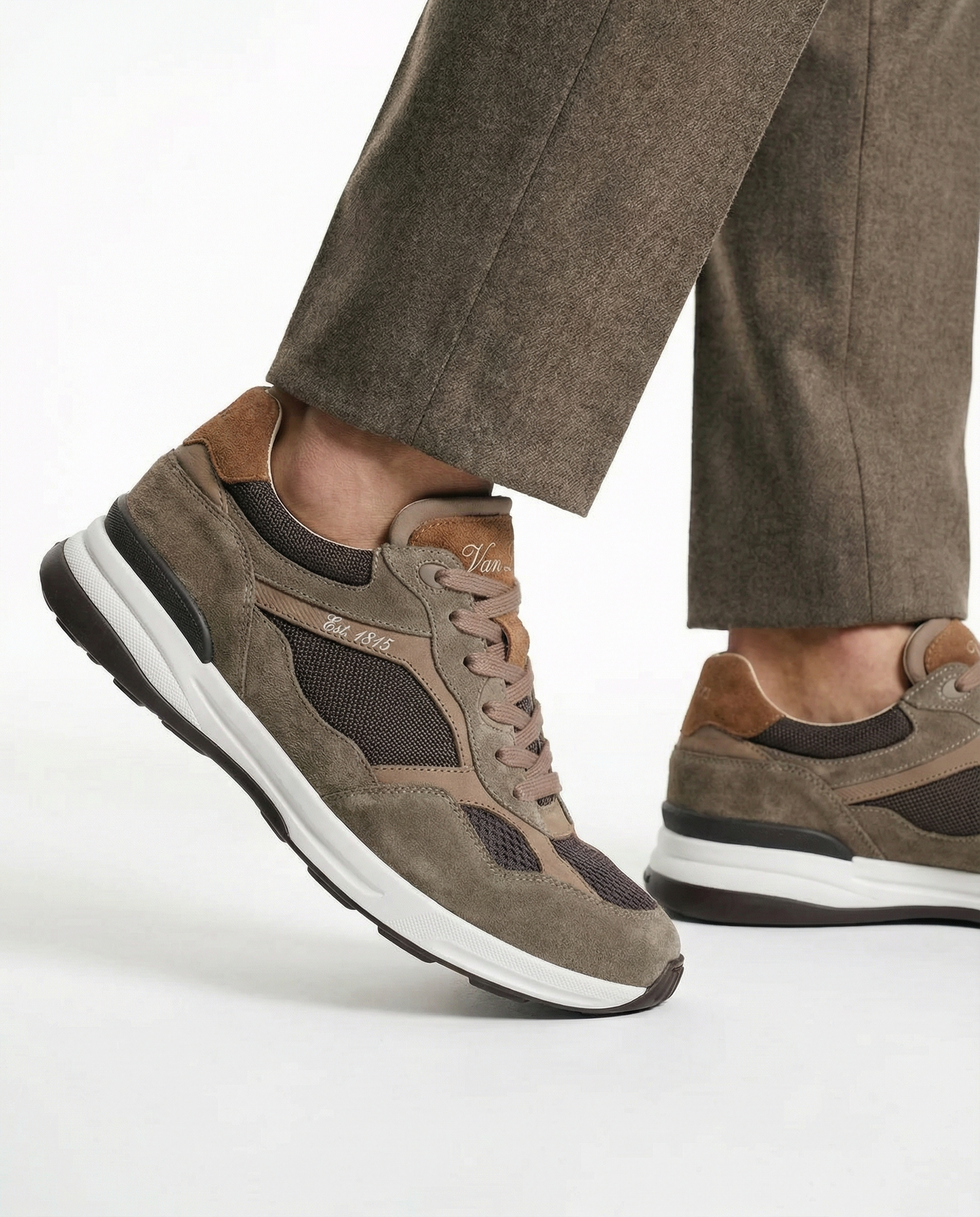 Taupe Kombi Ferro Sneaker
