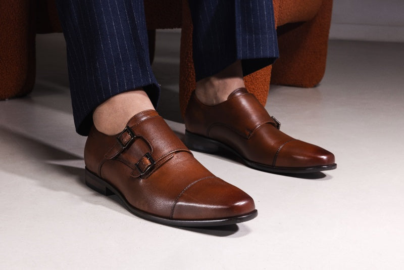 Cognac Loafer Santorini Schnallenschuh