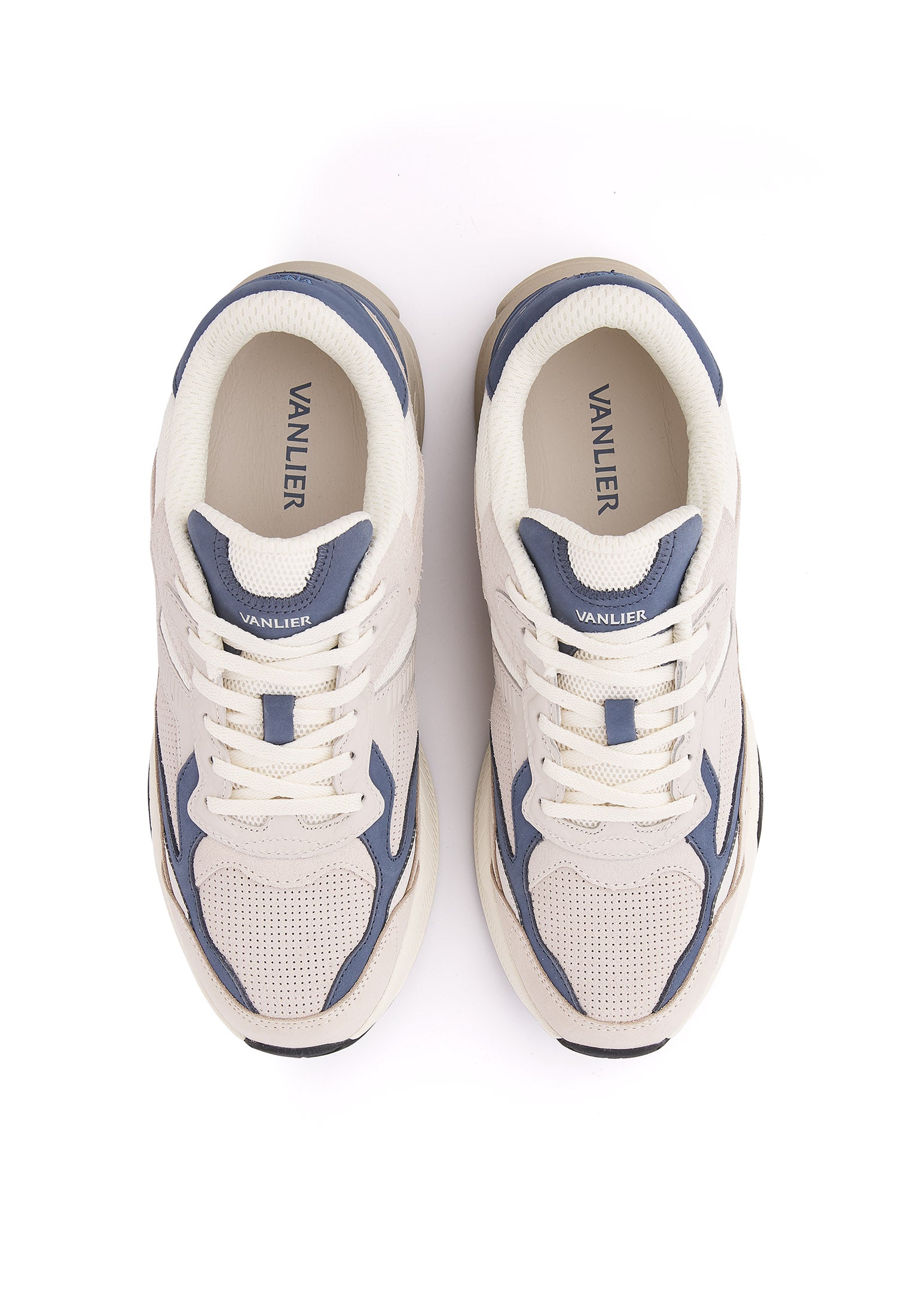Wit lichtblauw combi Cosmos sneaker