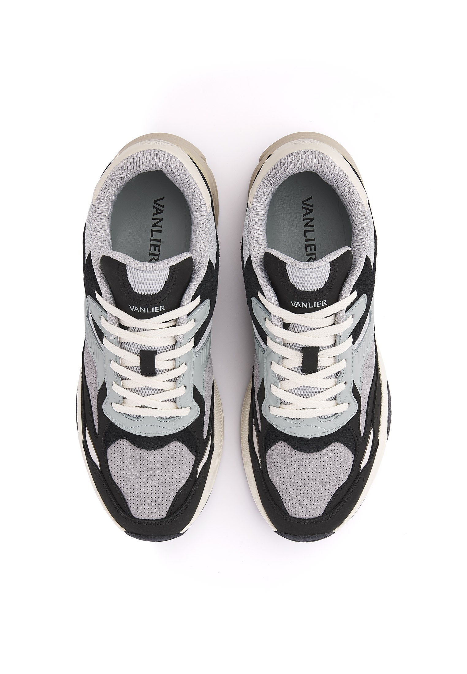 Zwart lichtgrijs combi Cosmos sneaker