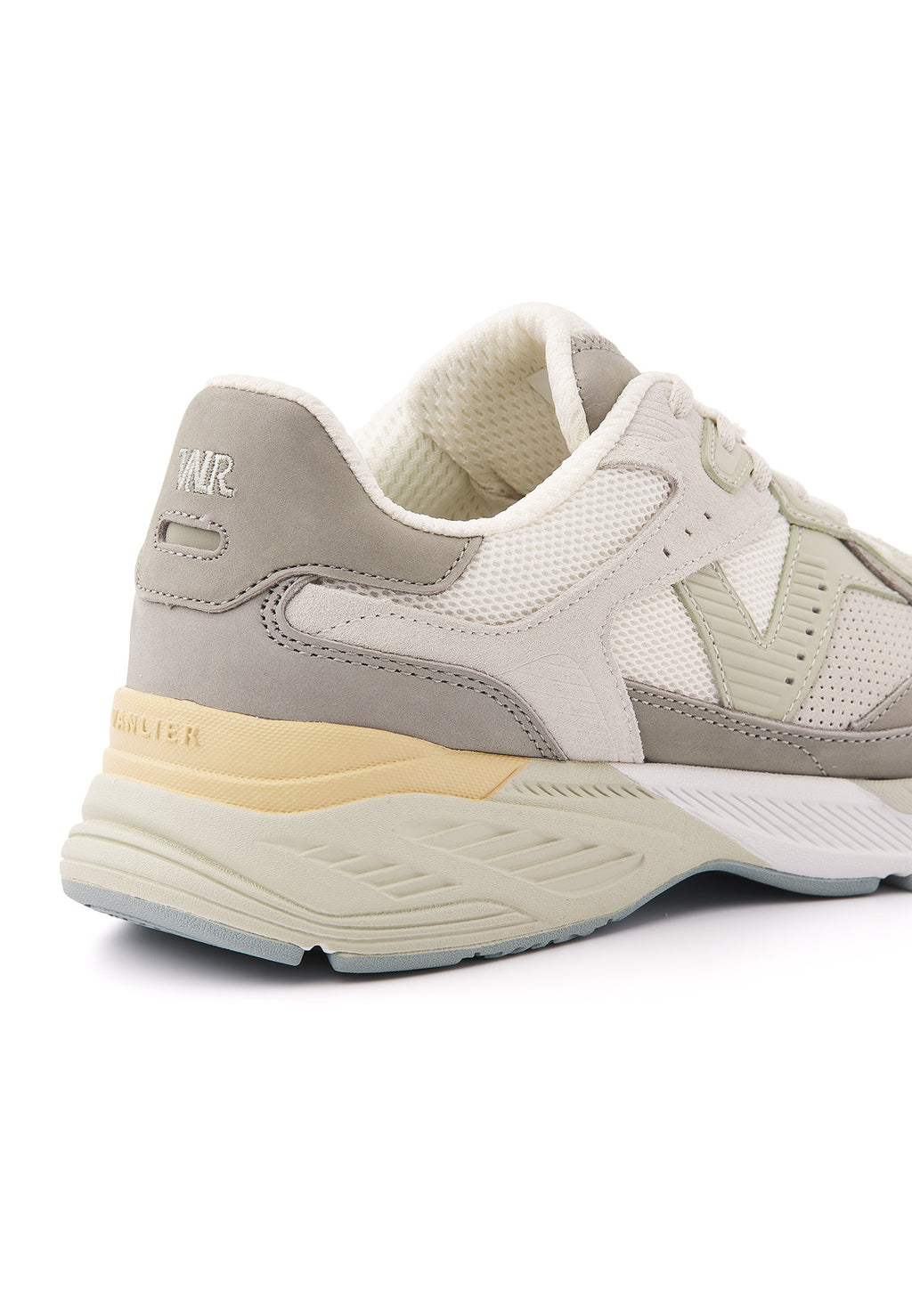 Wit lichtgroen combi Cosmos sneaker